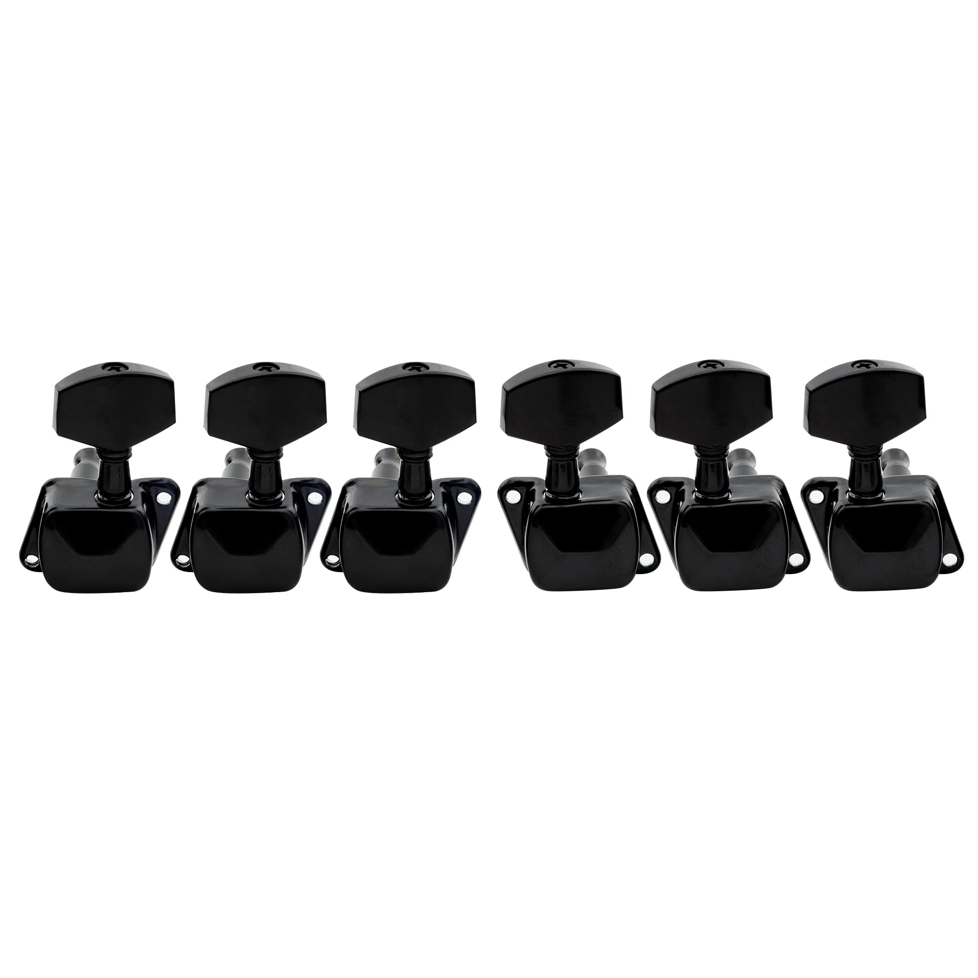 Musiclily 3+3 Semiclosed Guitar Tuners 3L3R String Tuning Pegs Keys Machine Heads Set For Epiphone Les Paul Electric Guitar Or A