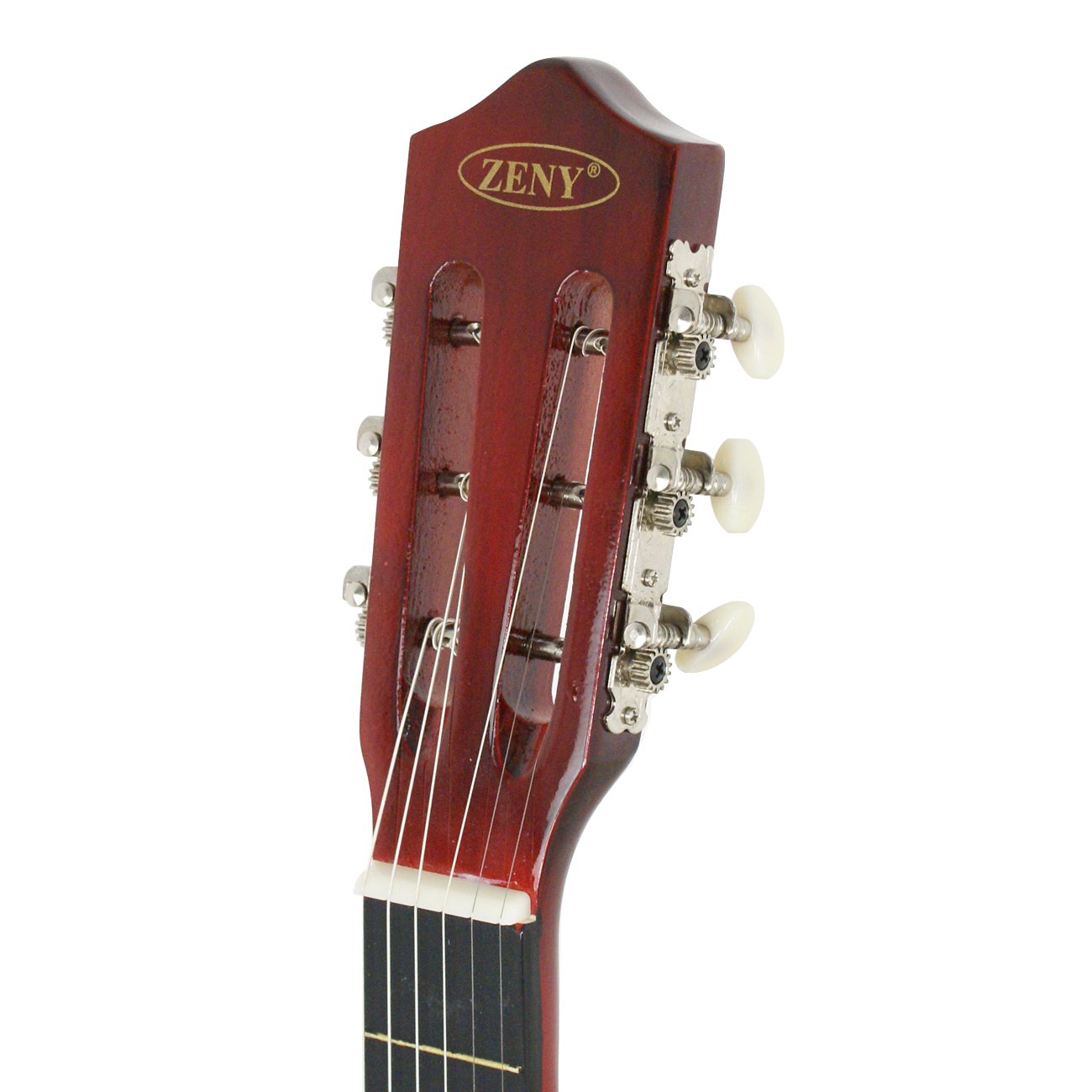 ZENY 38'' New Beginners Acoustic Guitar With Guitar Case, Strap, Tuner and Pick (Natural)