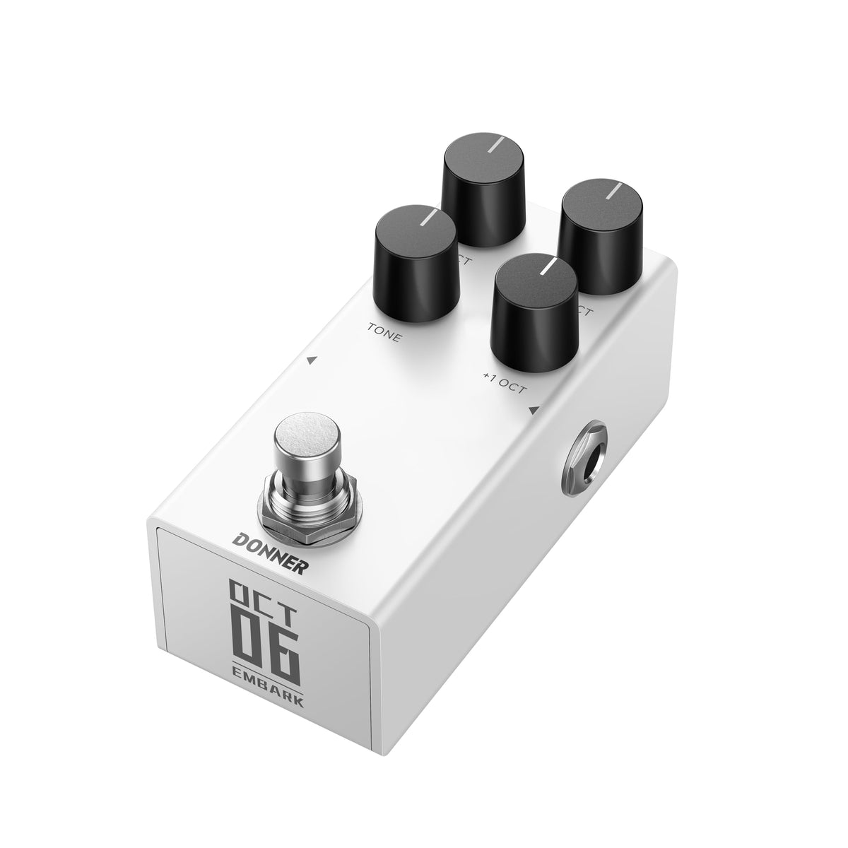 Donner Embark 06 Octave Guitar Pedal, Diy Shell, Electric Guitar, Analog Guitar Effect Pedal, True Bypass, Suitable For Single-N
