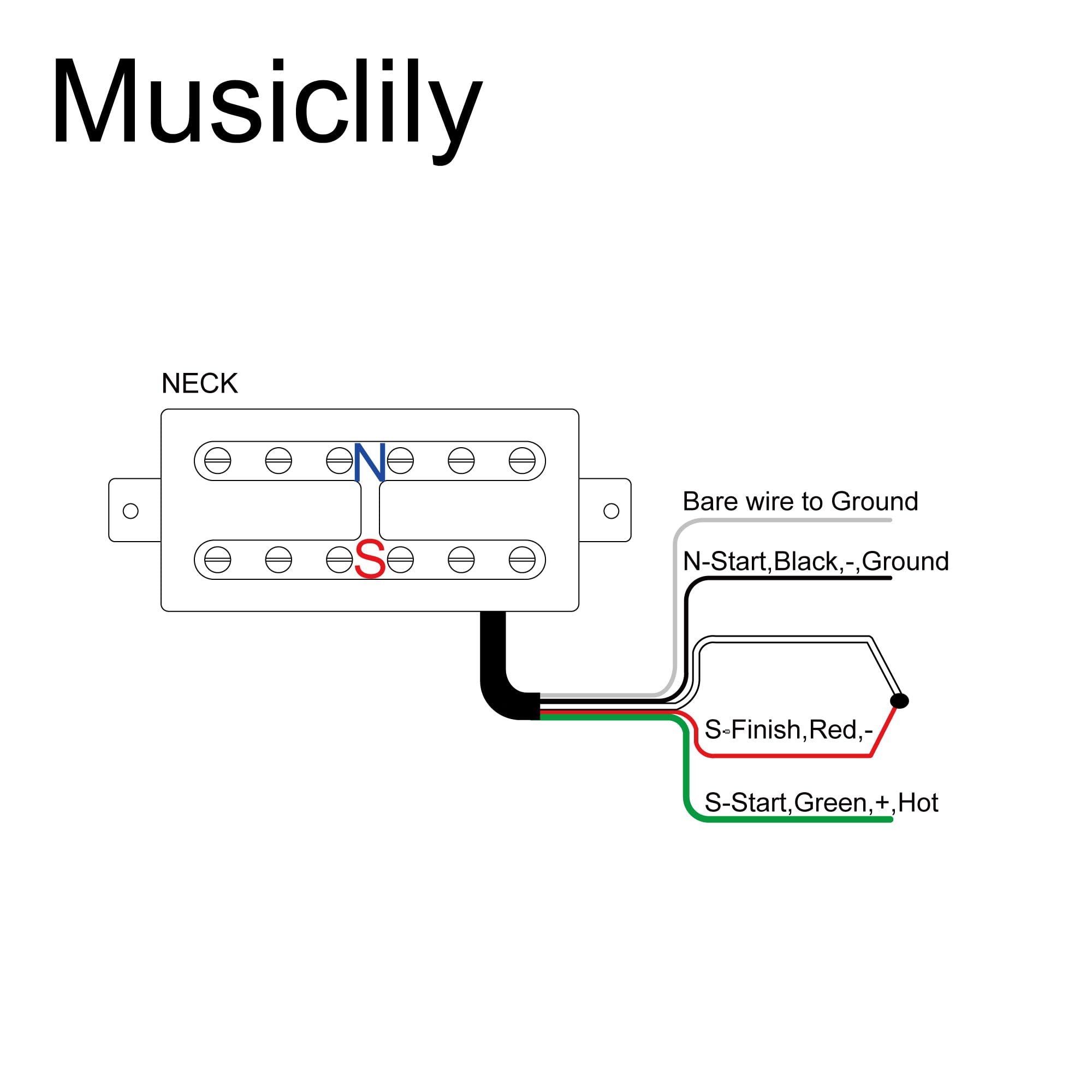 Artec TVFT-A Filtertron Style Alnico 5 Magnet Humbucker Electric Guitar Neck Pickup 5K, Chrome