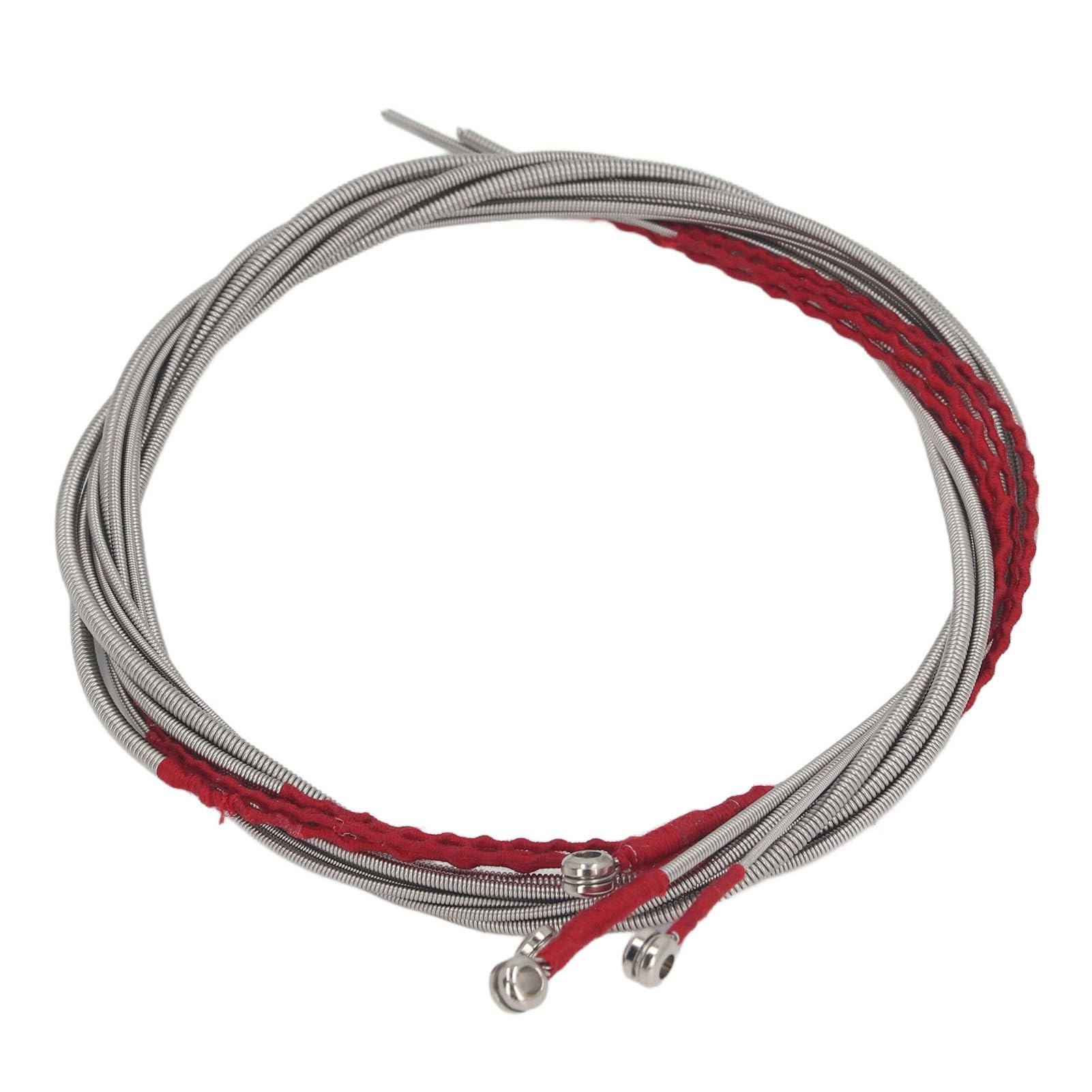 4Pcs Bass Strings, Stainless Steel Bass String Set Flexible Electric Bass String For Acoustic Guitar