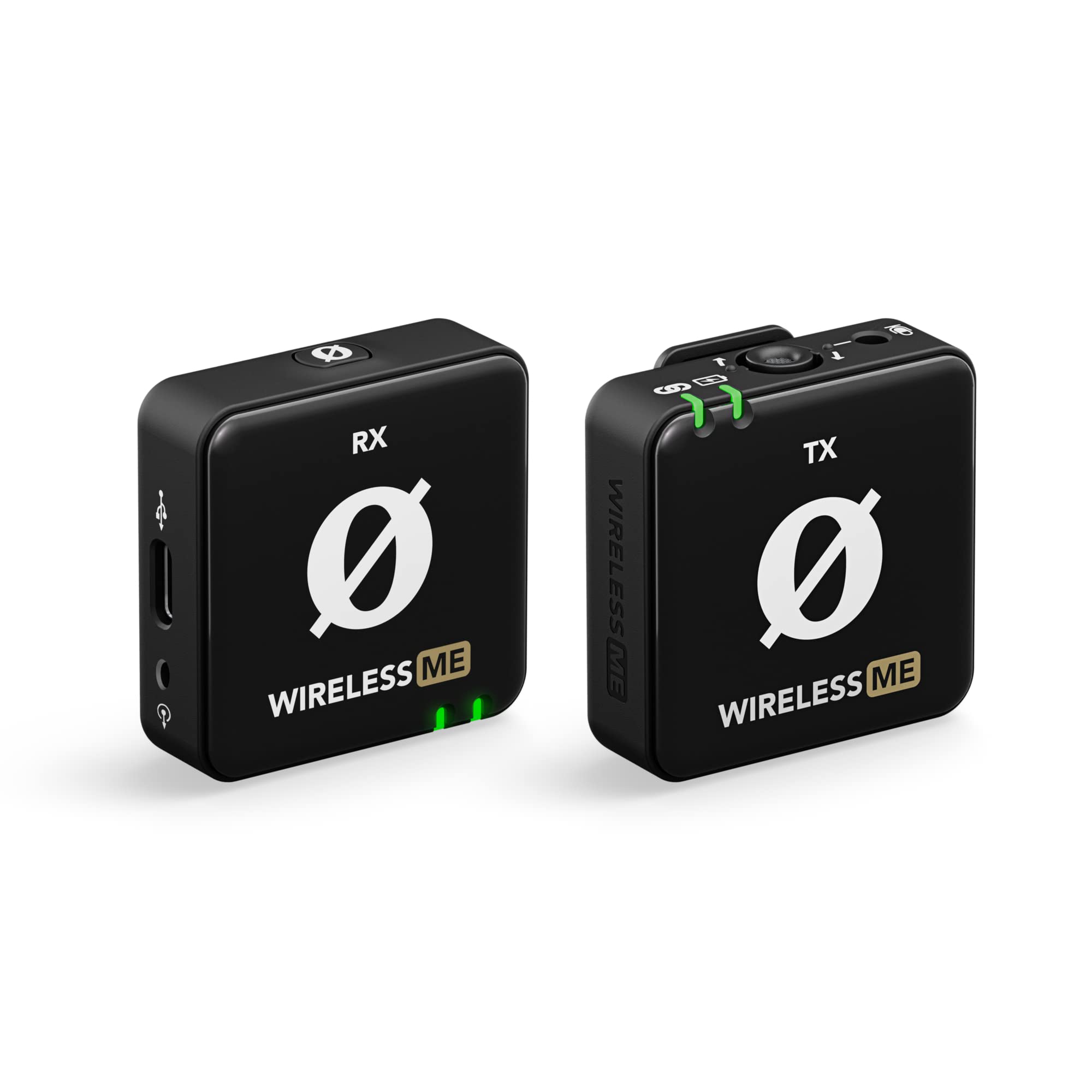 RDE Wireless ME Ultra-compact Wireless Microphone System with Built-in Microphones, GainAssist Technology and 100m Range for Fil