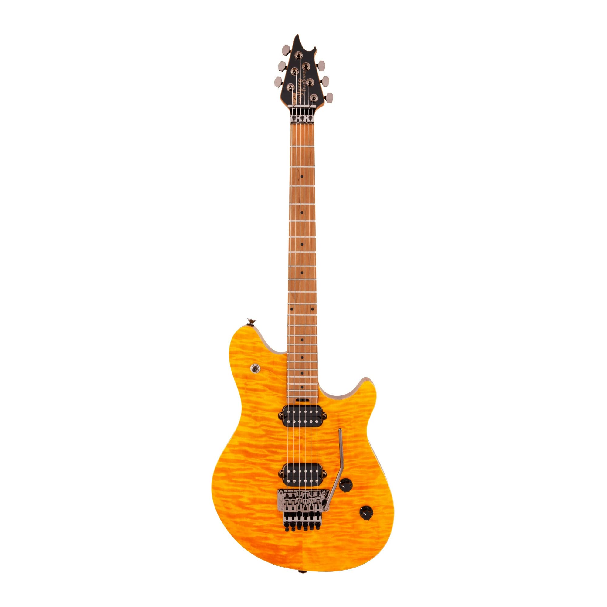 Evh Wolfgang Standard Qm Electric Guitar - Trans Amber