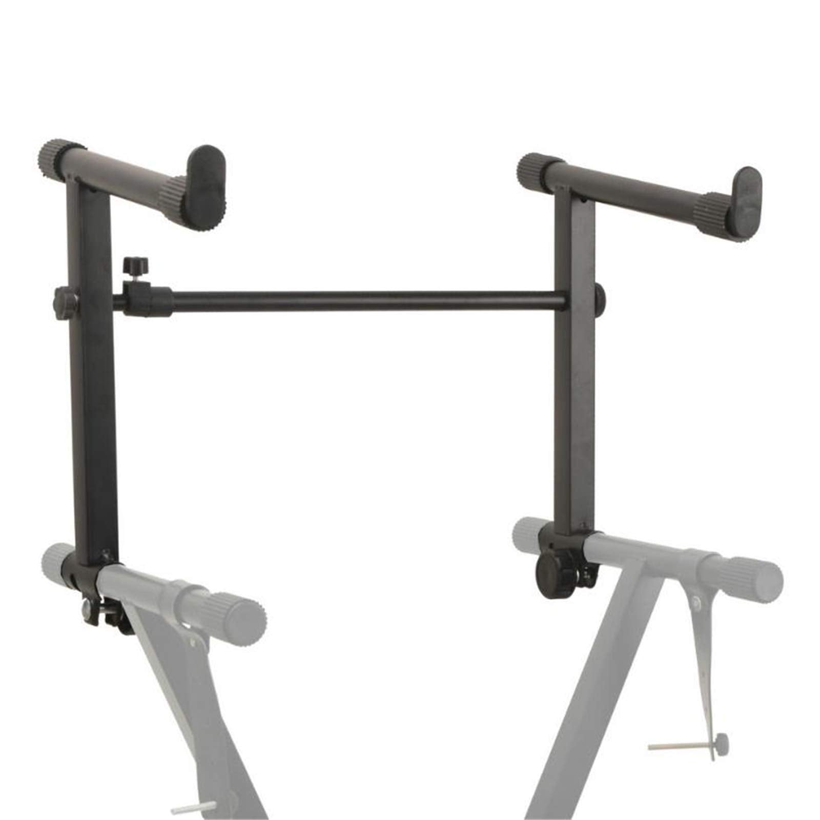 Miwayer Keyboard Stand Extension Adapter for X-Style Keyboard Stand, 2 tier keyboard stand Adjustable Width (Keyboard Stand Exte