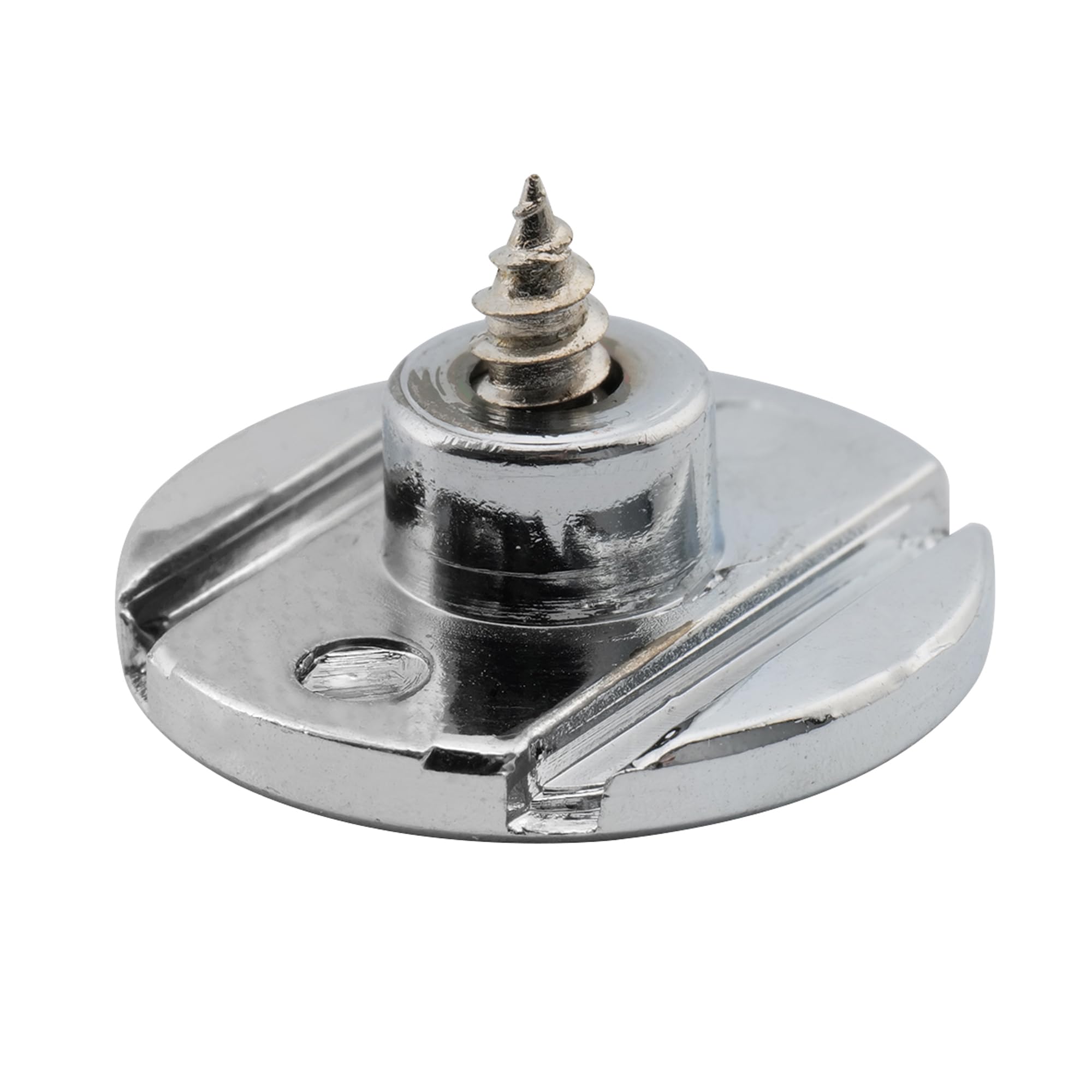 Musiclily Pro 19mm Steel Vintage Round Bass String Tree String Guide Retainer for Fender Precision Jazz Bass Electric Bass, Chro