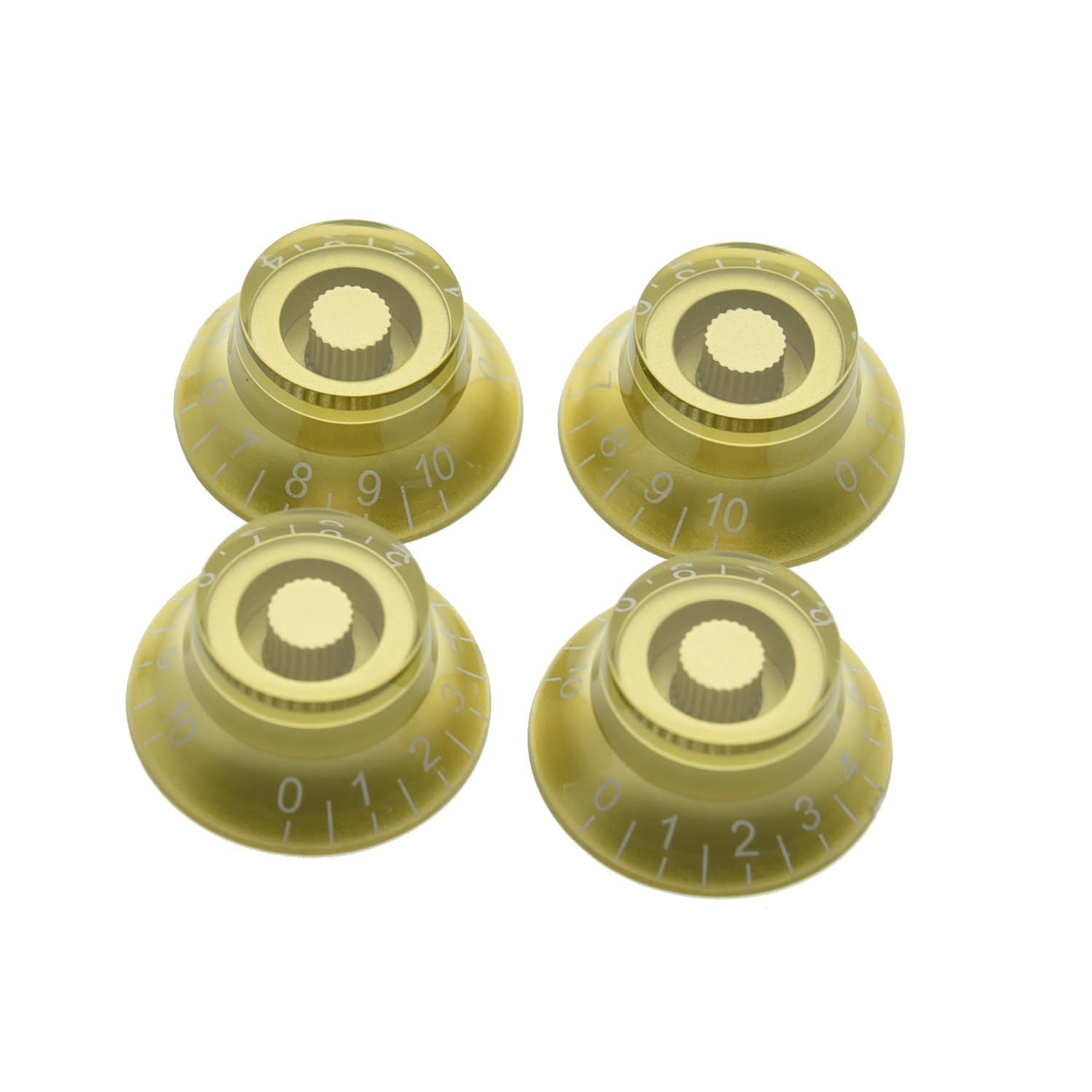 Dopro USA/Imperial Spec LP Guitar Bell Knobs 24 Fine Spline Top Hat Guitar Knobs for Gibson Les Pauls or CTS Pots