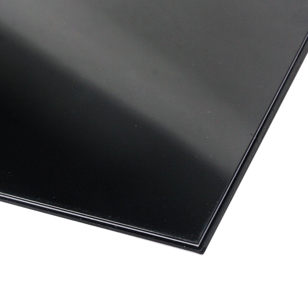 Ogdni 3-Ply Blank Guitar Pickguard Material Scratch Plate Sheet 29 * 44cm,Black