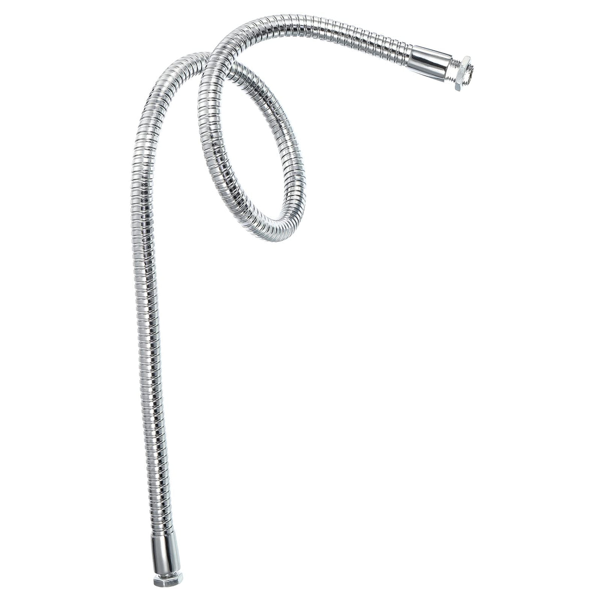 Patikil 23.6'' Microphone Gooseneck, M10/M8 Fine Thread Metal Universal Hose Flexible Arm Gooseneck Tube Extension For Multifunc