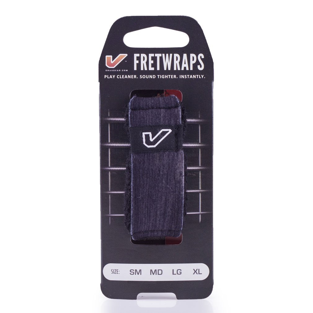 Gruv Gear FretWraps Wood 'Ebony' String Muter 1-Pack (Small) (FW-1PK-DRK-SM)