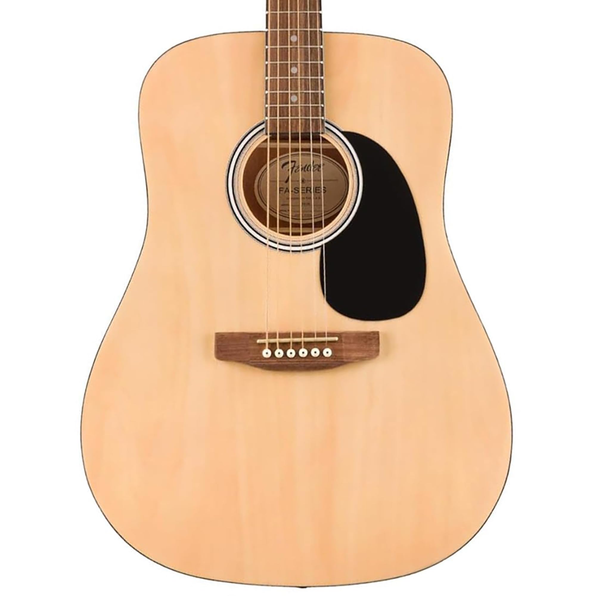 Fender Dreadnought Acoustic Guitar - Natural Bundle with Gig Bag, Tuner, Strings, Picks, Fender Play Online Lessons, and Austin