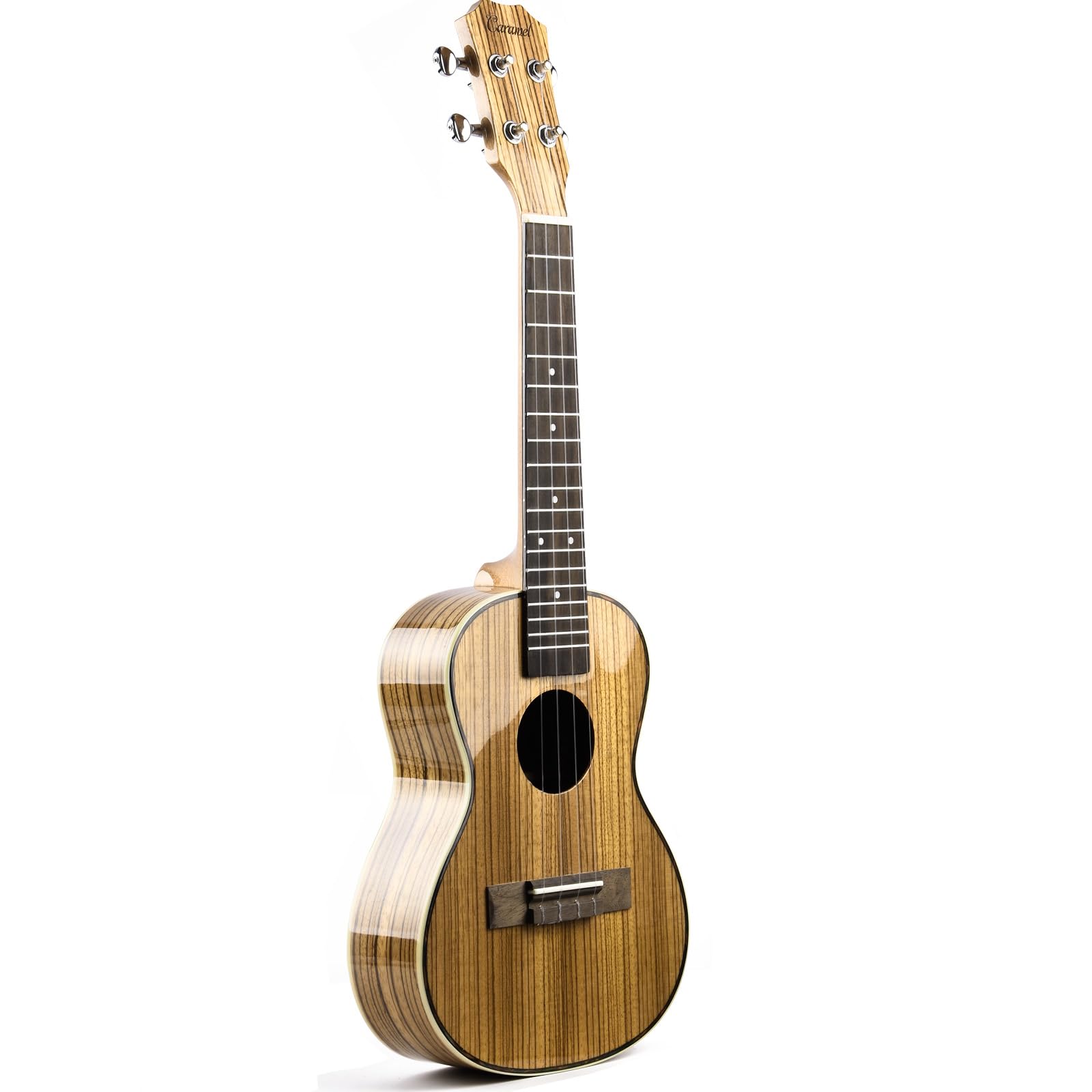 Minor Imperfections - Caramel 23 inch CC103A Zebra Wood High Gloss Concert Ukulele