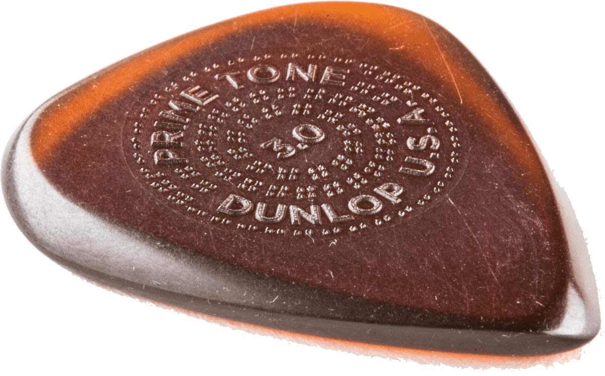 Dunlop Primetone Standard 3.0mm Sculpted Plectra with Grip, 3 Pack