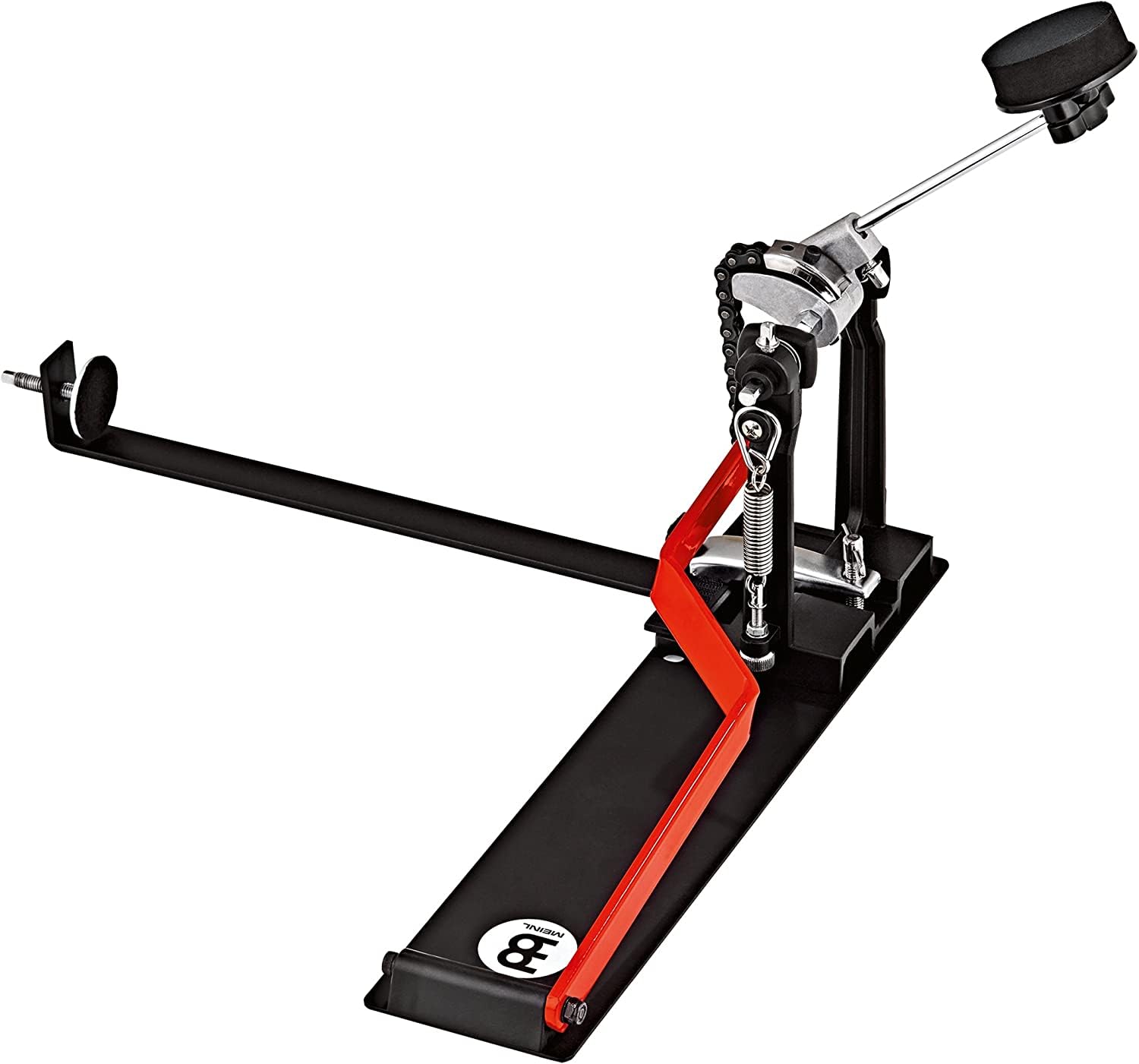 Meinl Percussion Direct Drive Heel Activated Pedal, Adjustable Spring Tension-Mount Fits Cajons up to 12 1/4 Depth, 2-Year Warra