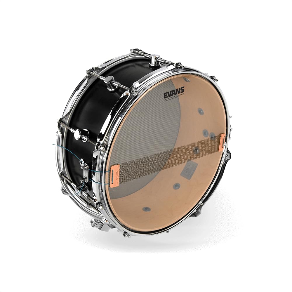 Evans Clear 300 Snare Side Drumhead, 14    - Made Using a Single Ply of 3mil Film for Wide Dynamic Range and Controlled Snare Re