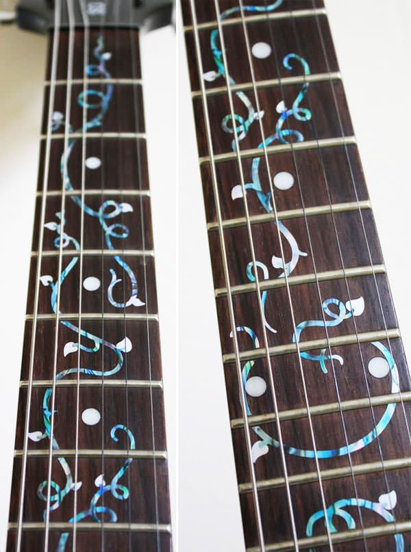 Jockomo Ivy Vine Guitar Inlay Sticker