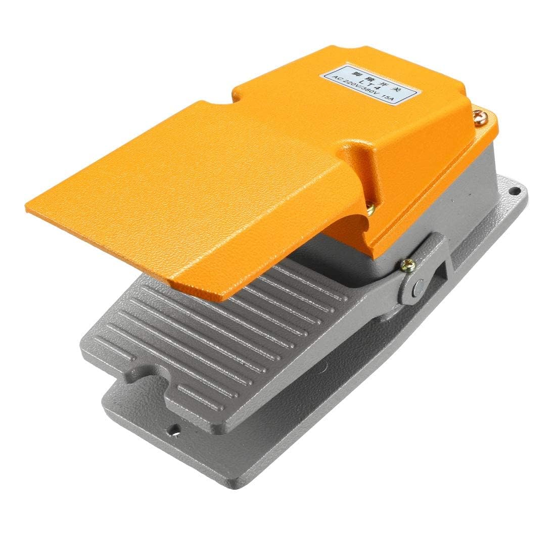 Lt4 Spdt No Nc 15A Aluminum Case Industrial Electric Foot Pedal Switch With Guard