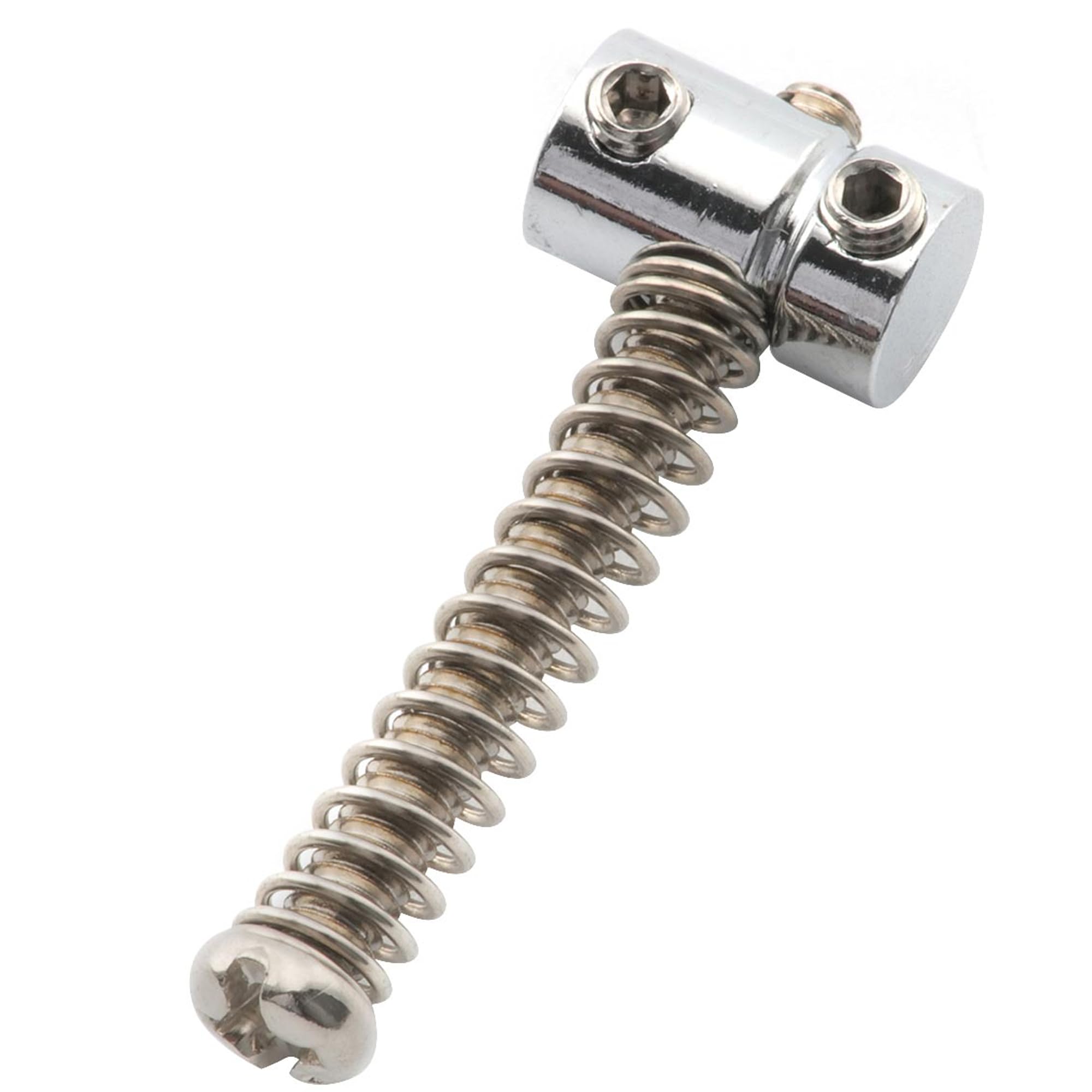 Musiclily Pro 10.8mm Small Barrel Steel Saddles Round Bridge Saddles for Fender Squier Telecaster Tele Style Electric Guitar, Ch