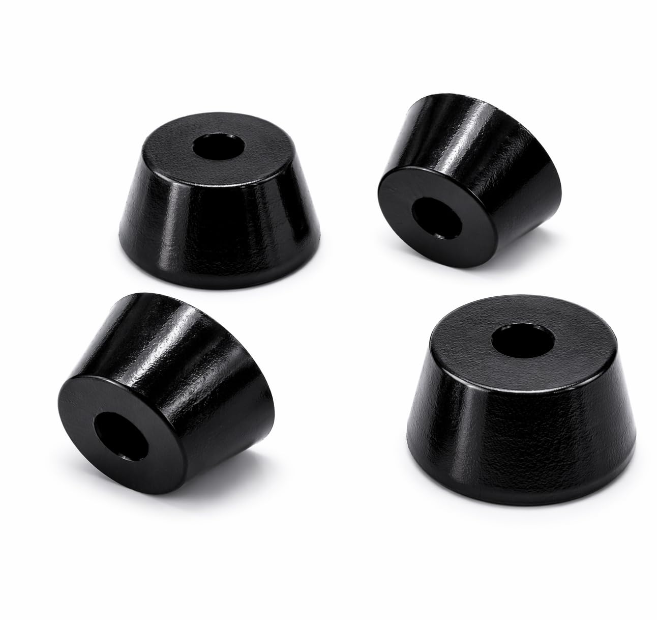 Aftermarket Rubber Feet for Marantz Classic Receivers, 1 Diameter x 3/4 Height, Tapered Rubber Bumpers for Audio Equipment, Spea