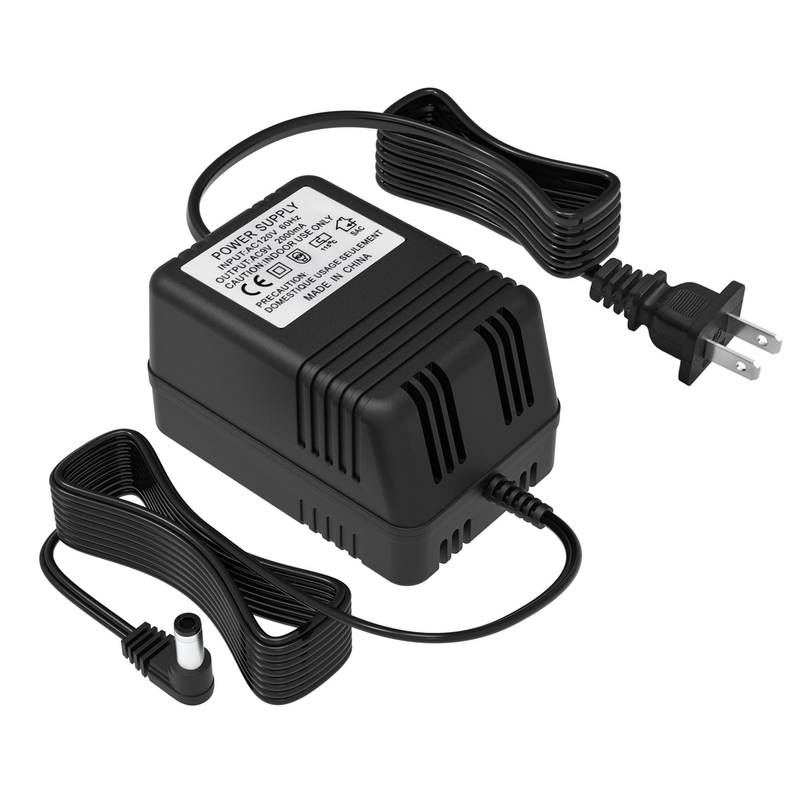 AC 9V Guitar Effect Power Supply Reduce Noise AC Adapter Compatible with Line 6 POD XT Live Digitech RP GNX Multi Effects Pedals