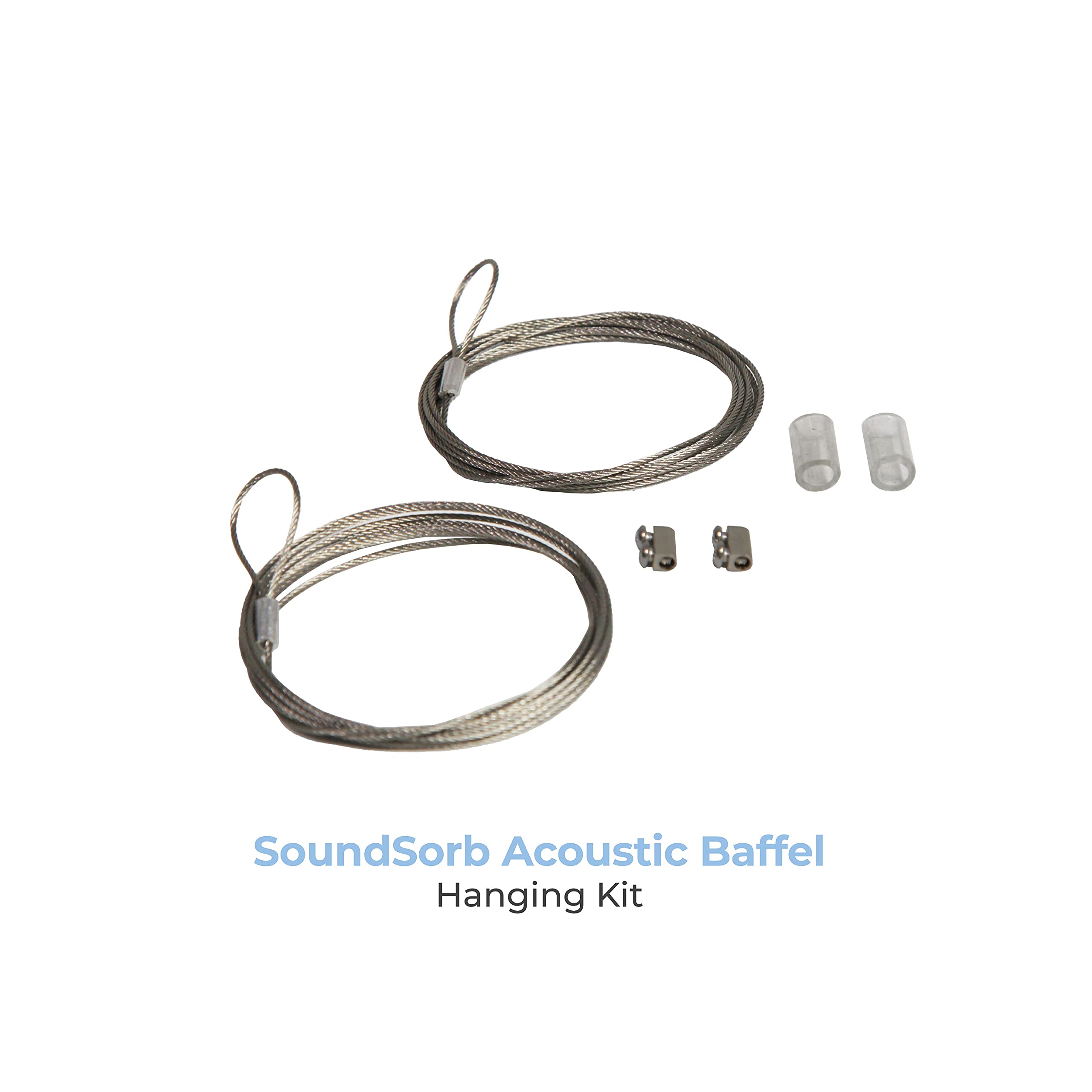 Versare Hanging SoundSorb Acoustic Baffles | Sound Dampening Material | Ceiling-Hung | Modern Design | 48'' x 24'' Beige SoundSo