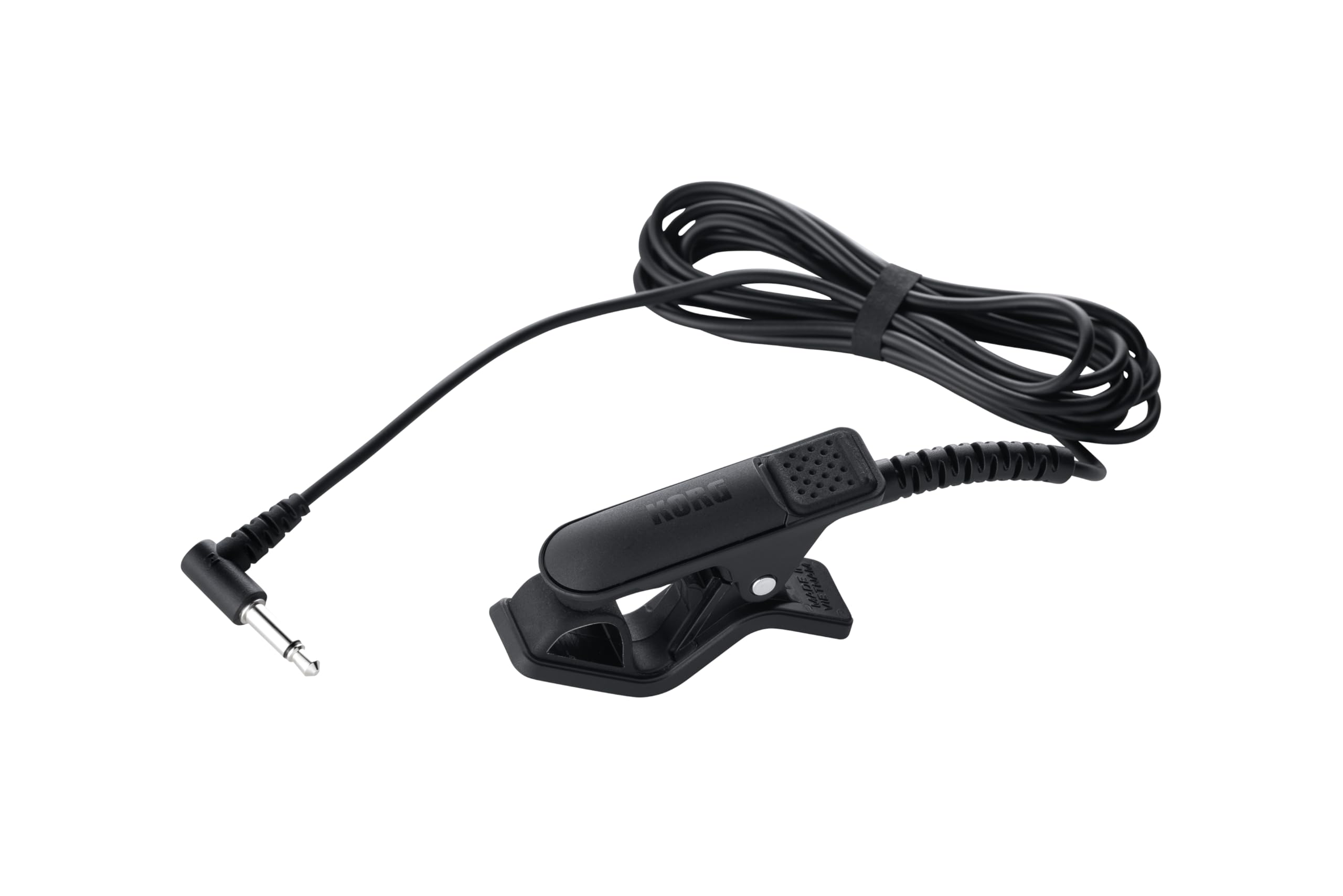 Korg CM400 - Clip-on Contact Microphone w/ 3.5mm mini plug and 5ft cable - Black