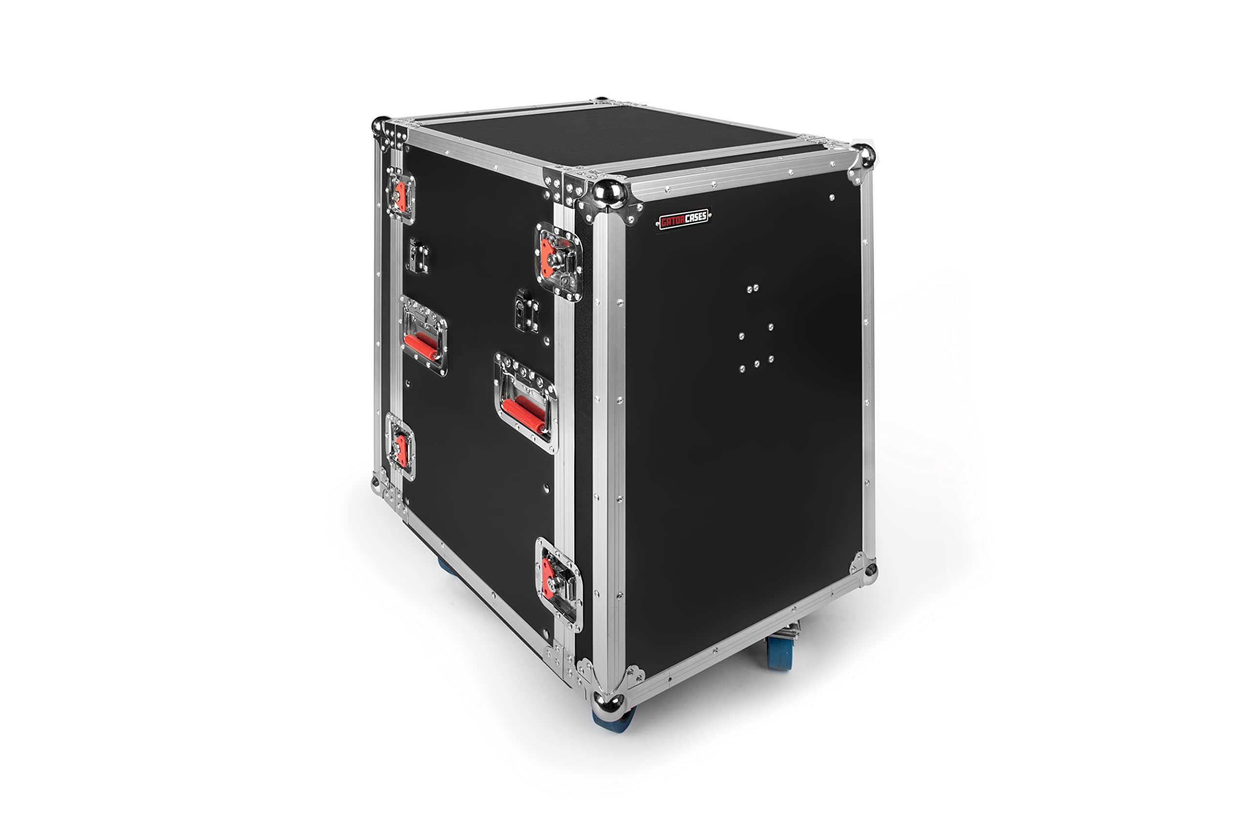 Gator G-TOUR 16U ATA Wood Rack Case with Tables and Casters