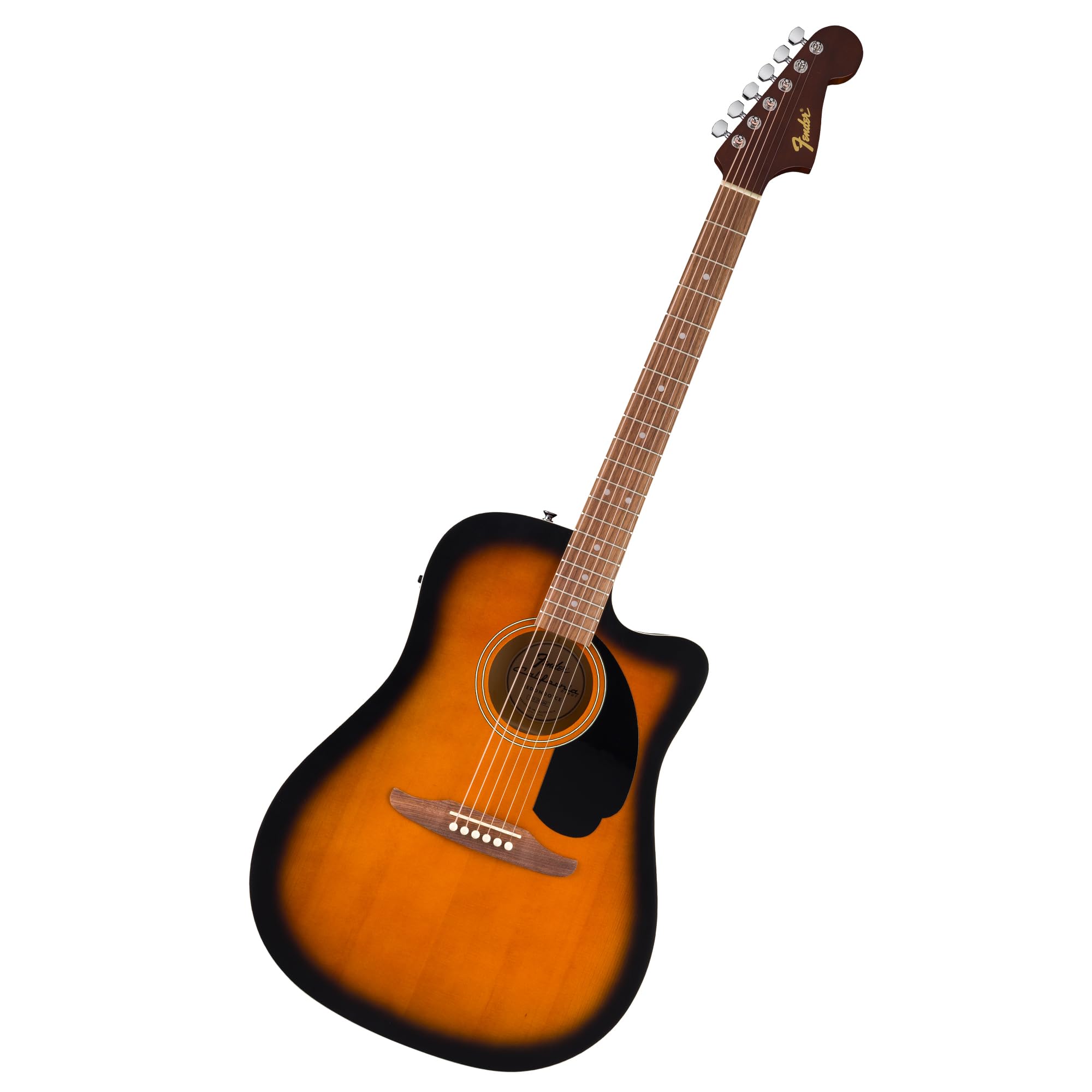 Fender California Debut Redondo Ce Series Acoustic Guitar, Beginner Guitar, 2-Year Warranty, Includes Built-In Tuner, 2-Tone Sun