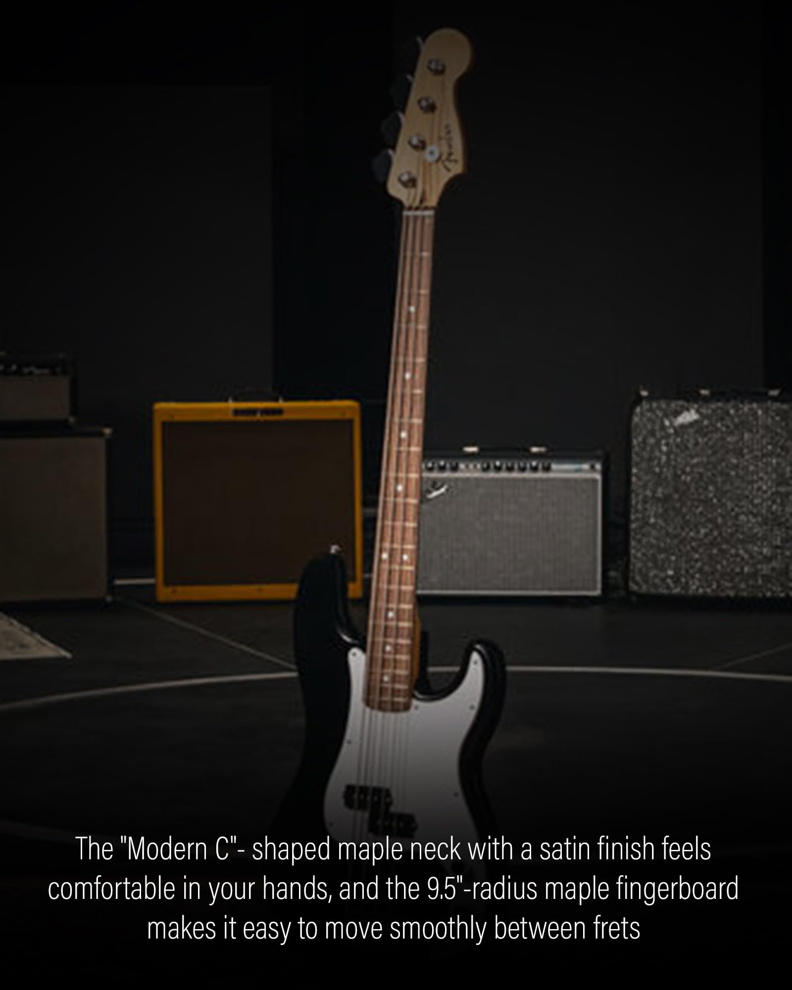 Fender Standard Precision Bass - Candy Cola Bundle with Strap, Guitar Cleaning Kit, and Austin Bazaar Instructional Video