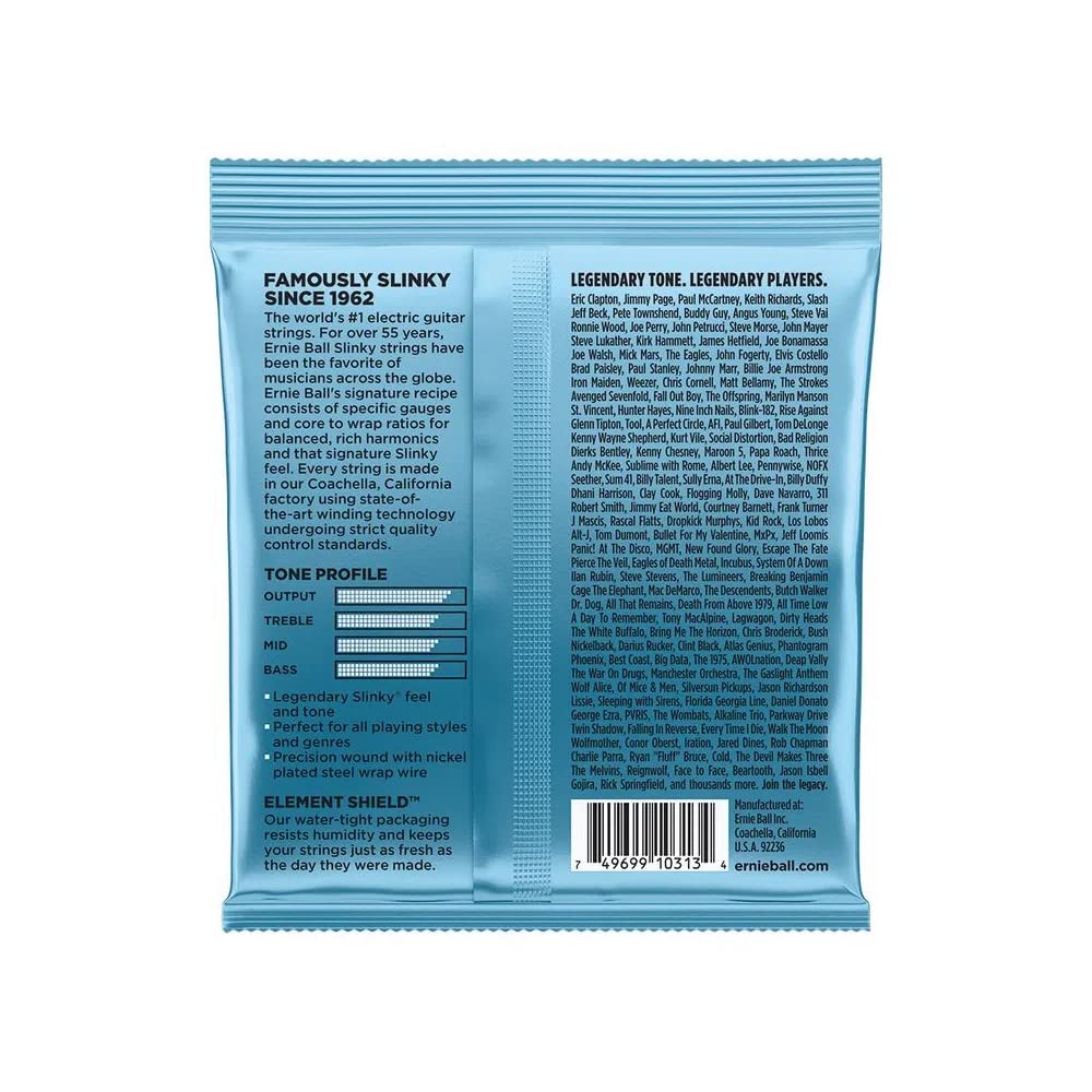 Ernie Ball Primo Slinky Nickel Wound Electric Guitar Strings - 9.5-44 Gauge