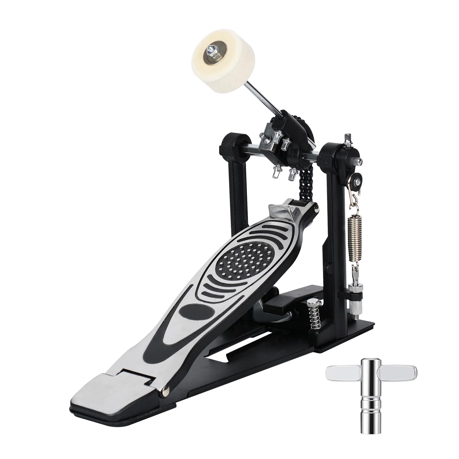 Bass drum pedal,Double chain pedal,Single pedal hammer, bass drum pedal hammer, drum practice instrument accessories