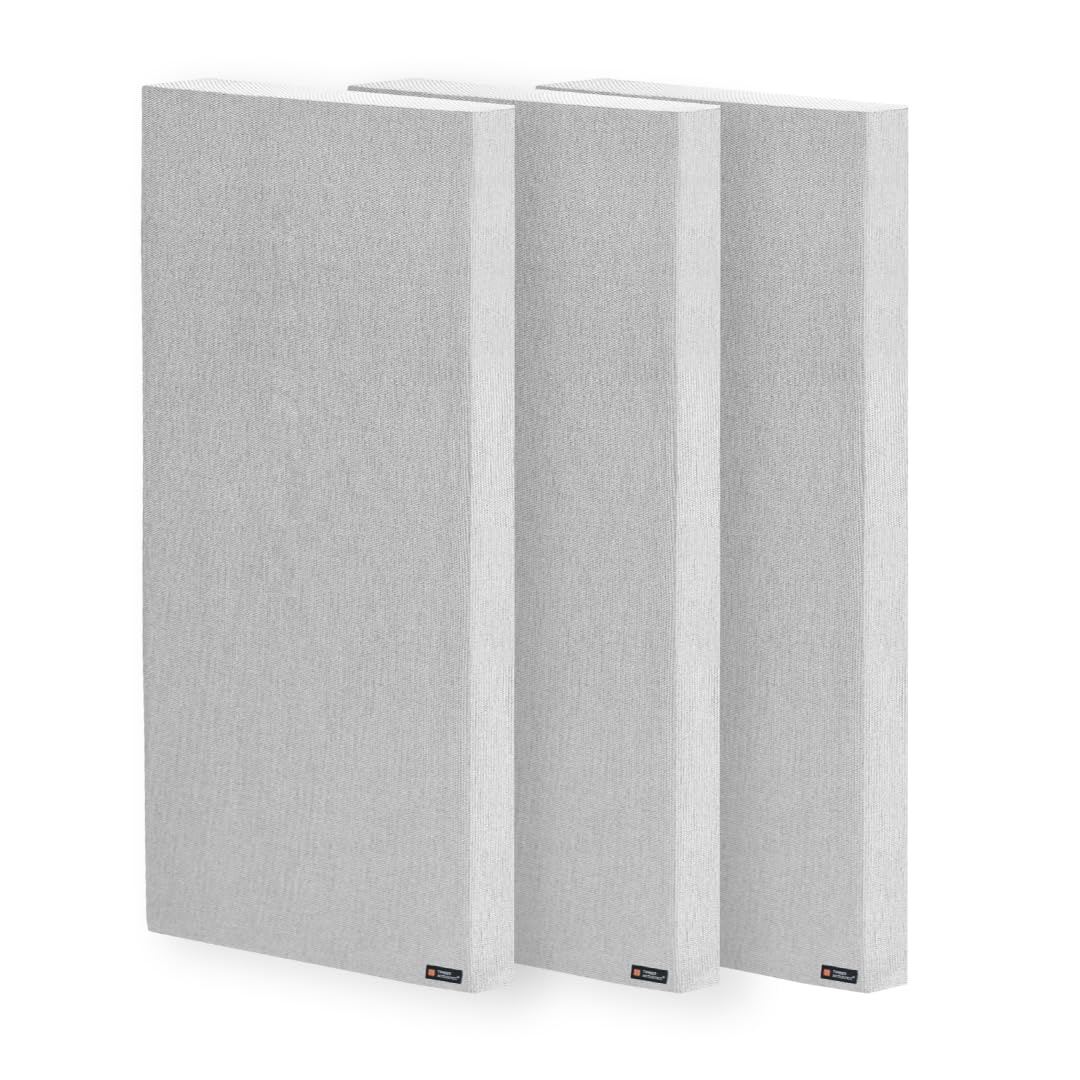 Timber Acoustics | Sound Absorption Panels | Rockwool | German Pine | Room Acoustics & Soundproofing | 2 X 4 X 3 [Set Of 3] Nr