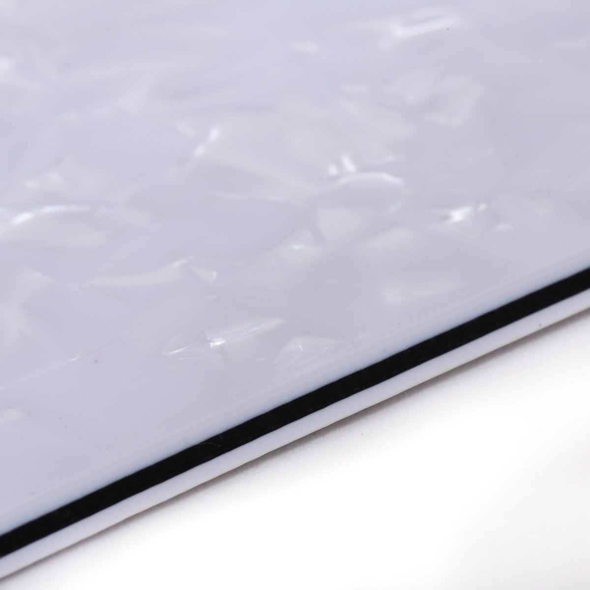 Musiclily 4Ply Guitar ST Outline Pickgurd Blank Scratch Plate Pick Guards for Fender Stratocaster Strat Electric Guitar Replacem