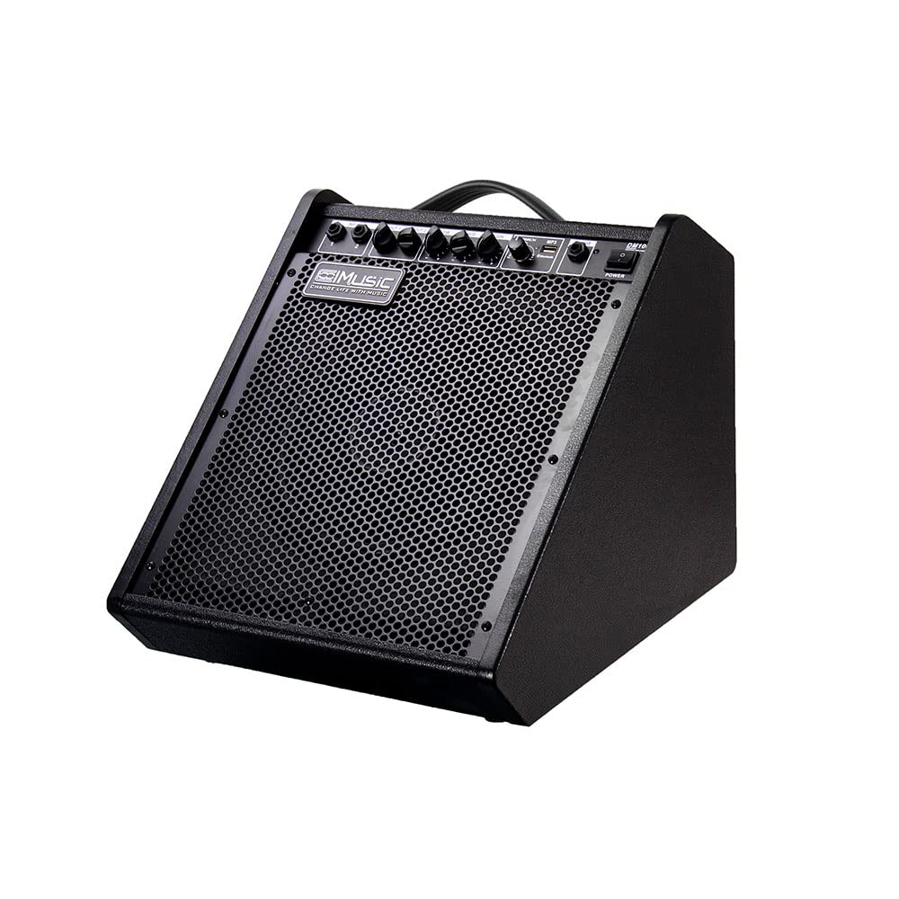 Coolmusic Electric Drum Amp 100-Watt Electronic Drum Amplifier Dm100 Keyboard Speaker With Wireless Audio Connection, With 3-Ban