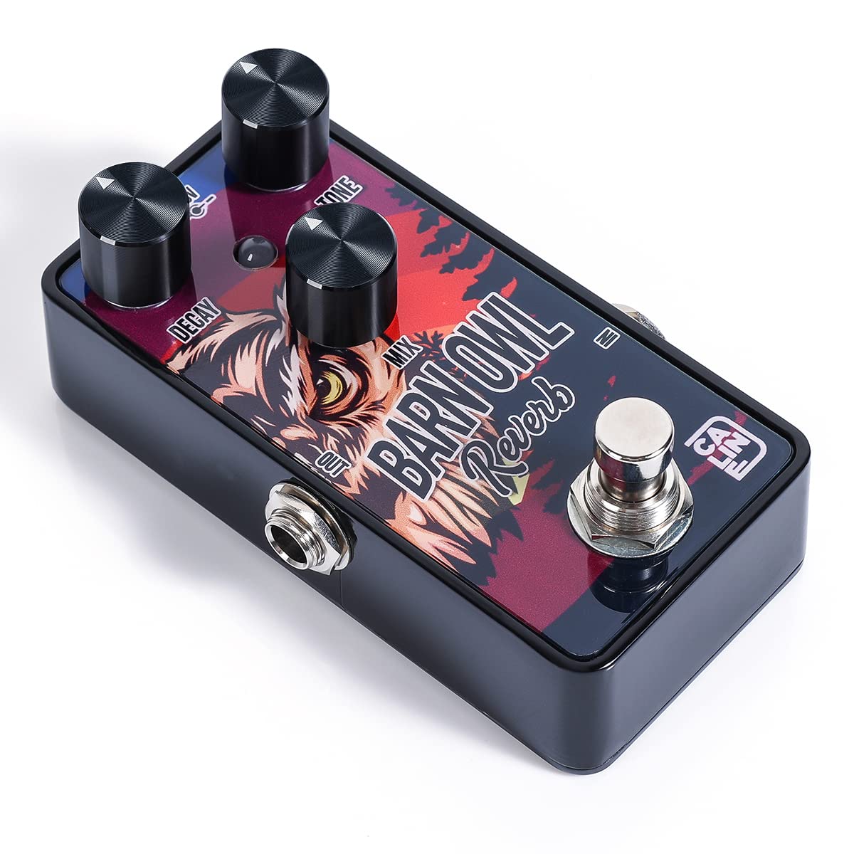 Caline Mini Guitar Reverb Pedal G008 G Series Digital Guitar Pedal With Wide Range Tone For Bass Electric Guitar