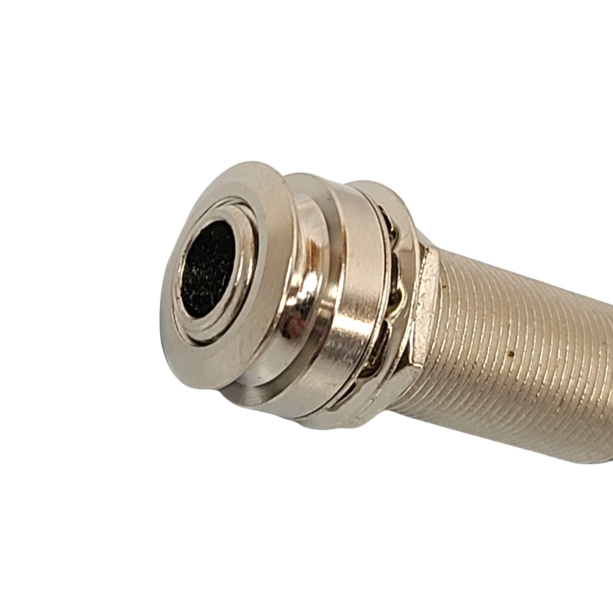 Acoustic Guitar Piezo Pickup Jack Built-in Rod Piezo Pickup 1/8 (2.5mm) Input Jack with 1/4'' (6.35mm) Output Endpin Jack