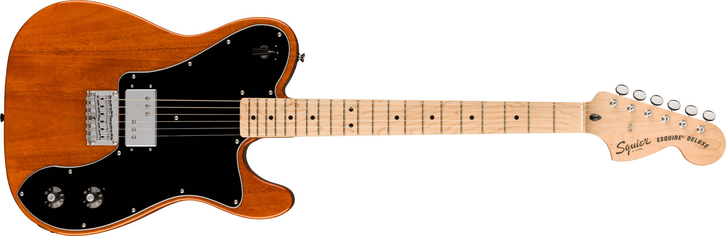 Fender Paranormal Esquire Deluxe, Maple Fingerboard, Black Pickguard, Mocha