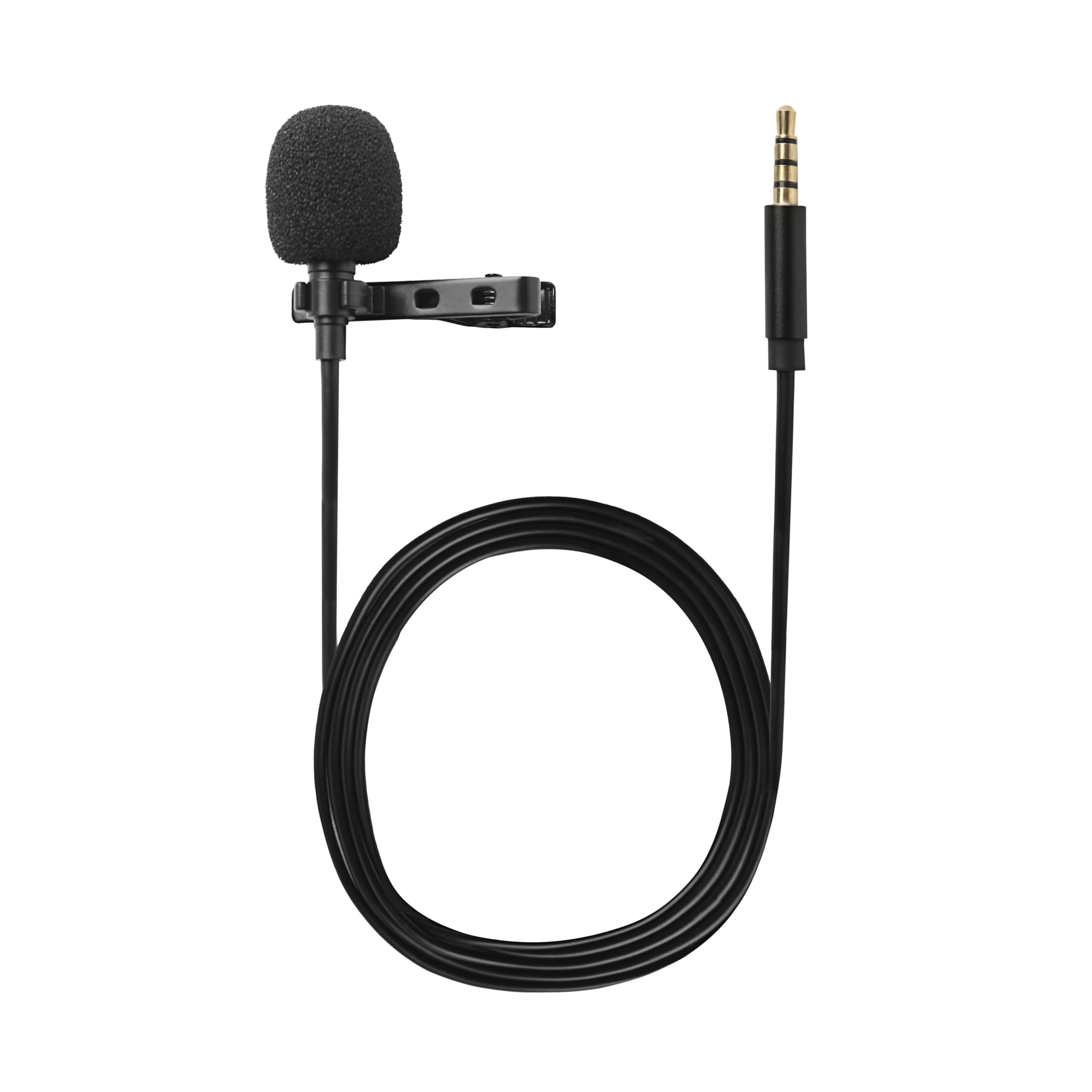 Juarez J-043 Lavalier Microphone  Clip-On Collar Mic For Mobile, Dslr, Laptop | Super Sound For Audio & Video Recording | 3.5Mm 