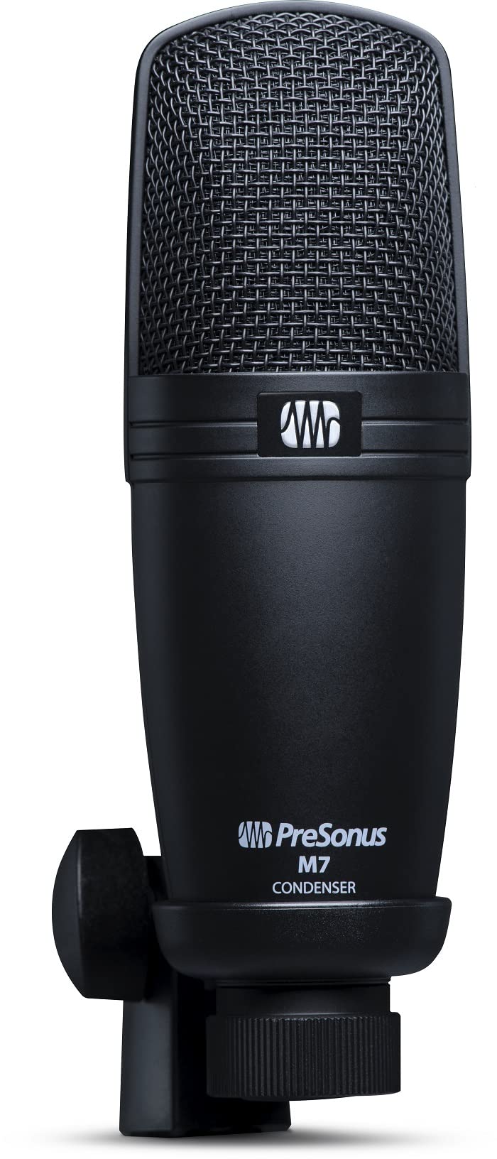 PreSonus M7 Large-Diaphragm Cardioid Condenser Microphone - Ideal for Podcasters, Musicians, and Voiceover Artists - Crystal Cle