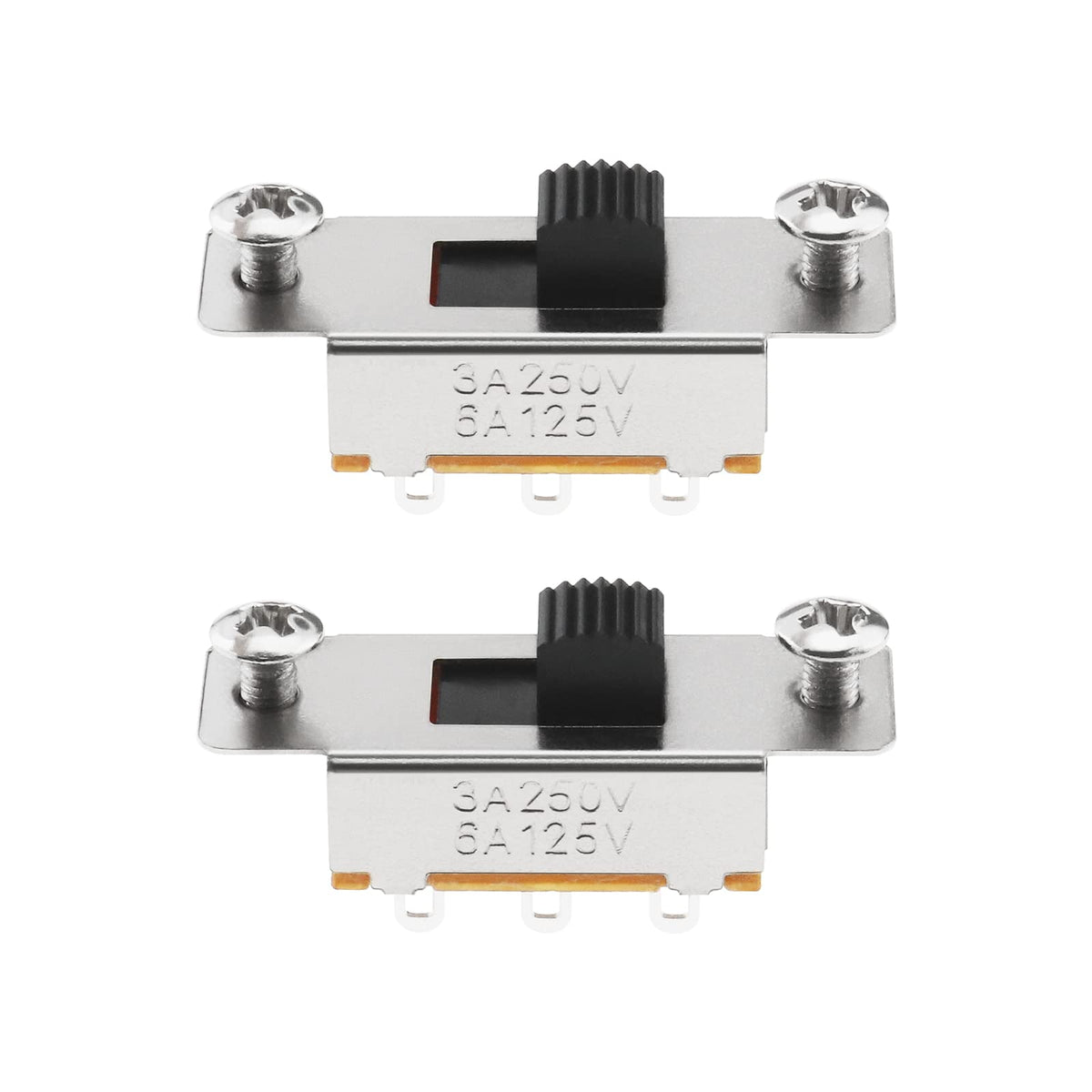 Emagtech 2Pcs Slide Selector Switch With 4X Screws Compatible With Fender Jaguar/Jazzmaster Toggle Switch Guitar Accessories Met