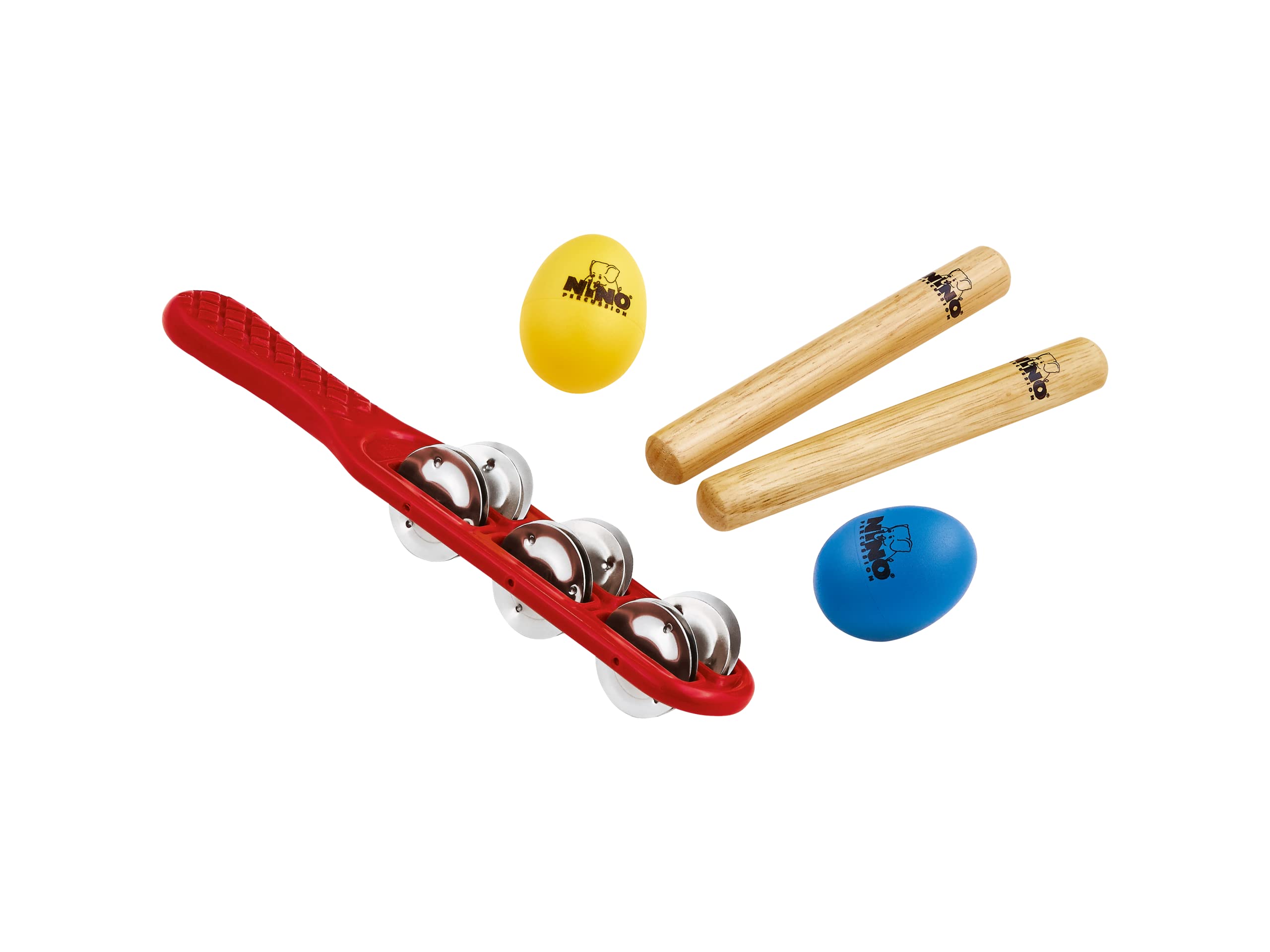 Nino Percussion Ninoset2 Hand Percussion Rhythm Set, 5 Pieces (Video)