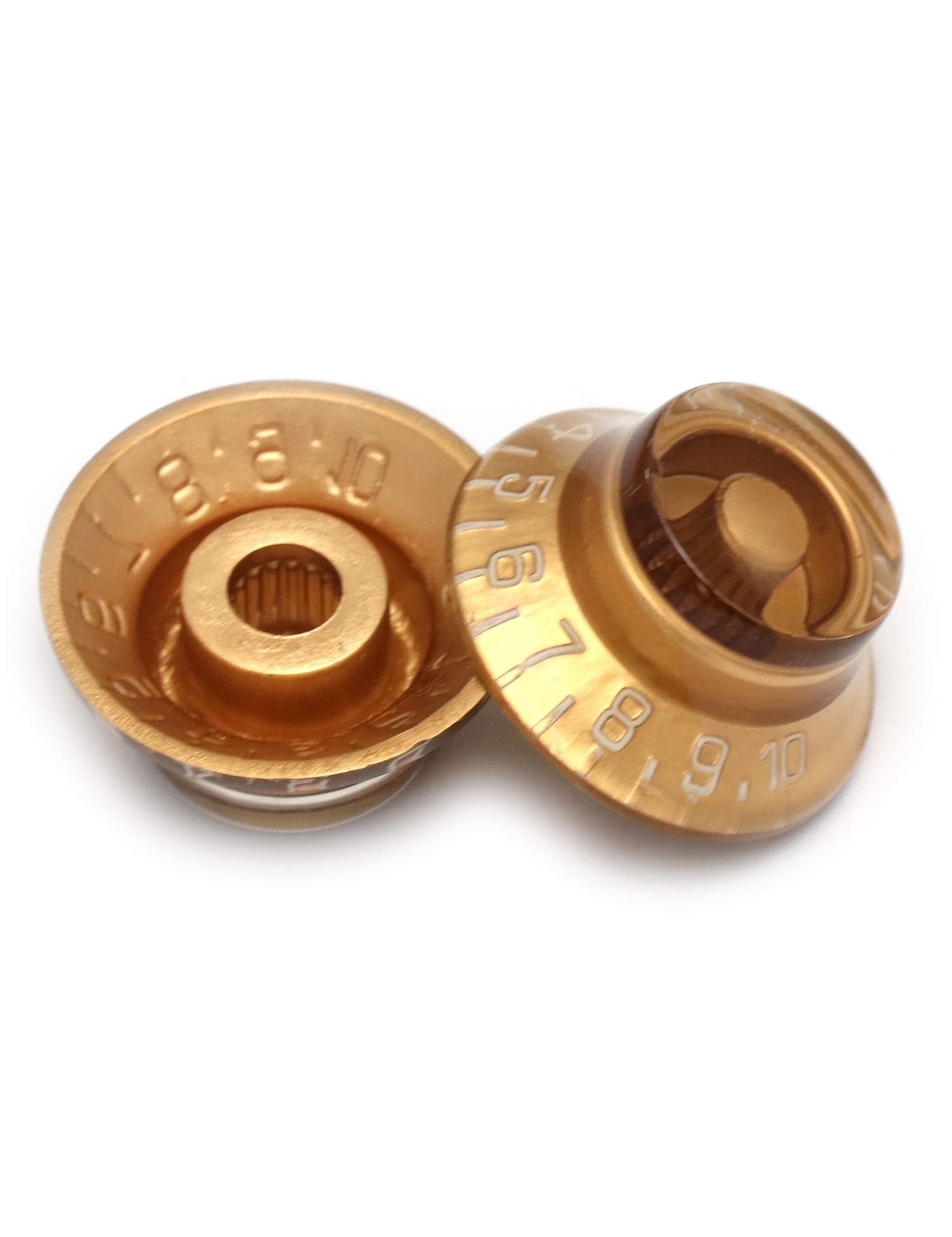 Metallor Electric Guitar Top Hat Knobs Speed Volume Tone Control Knobs Compatible with Les Paul LP Guitar Parts Replacement Set