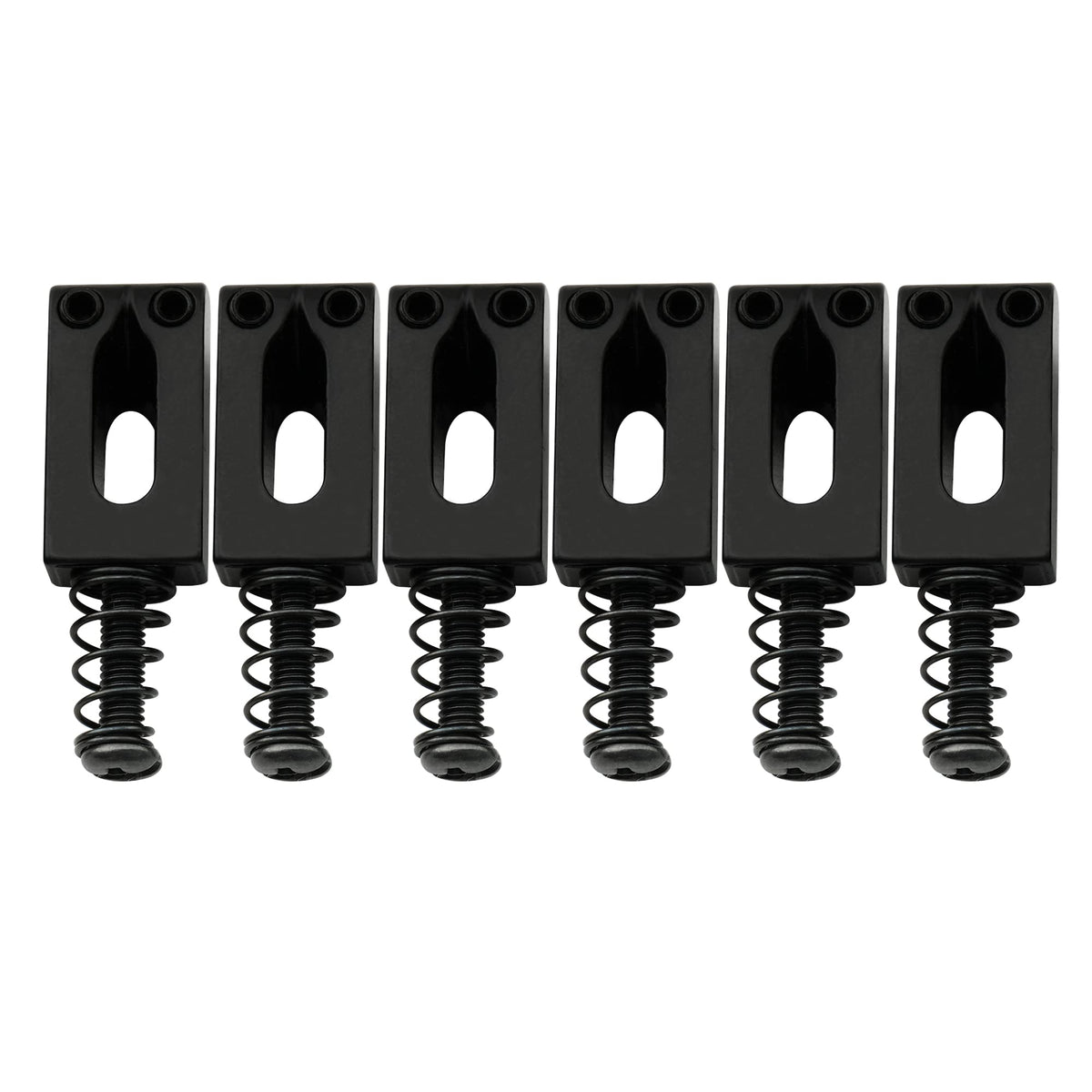 Musiclily 10.5Mm Guitar Tremolo Bridge Saddles For Fender Stratocaster Strat Telecaster Tele Electric Guitar Replacement Parts,