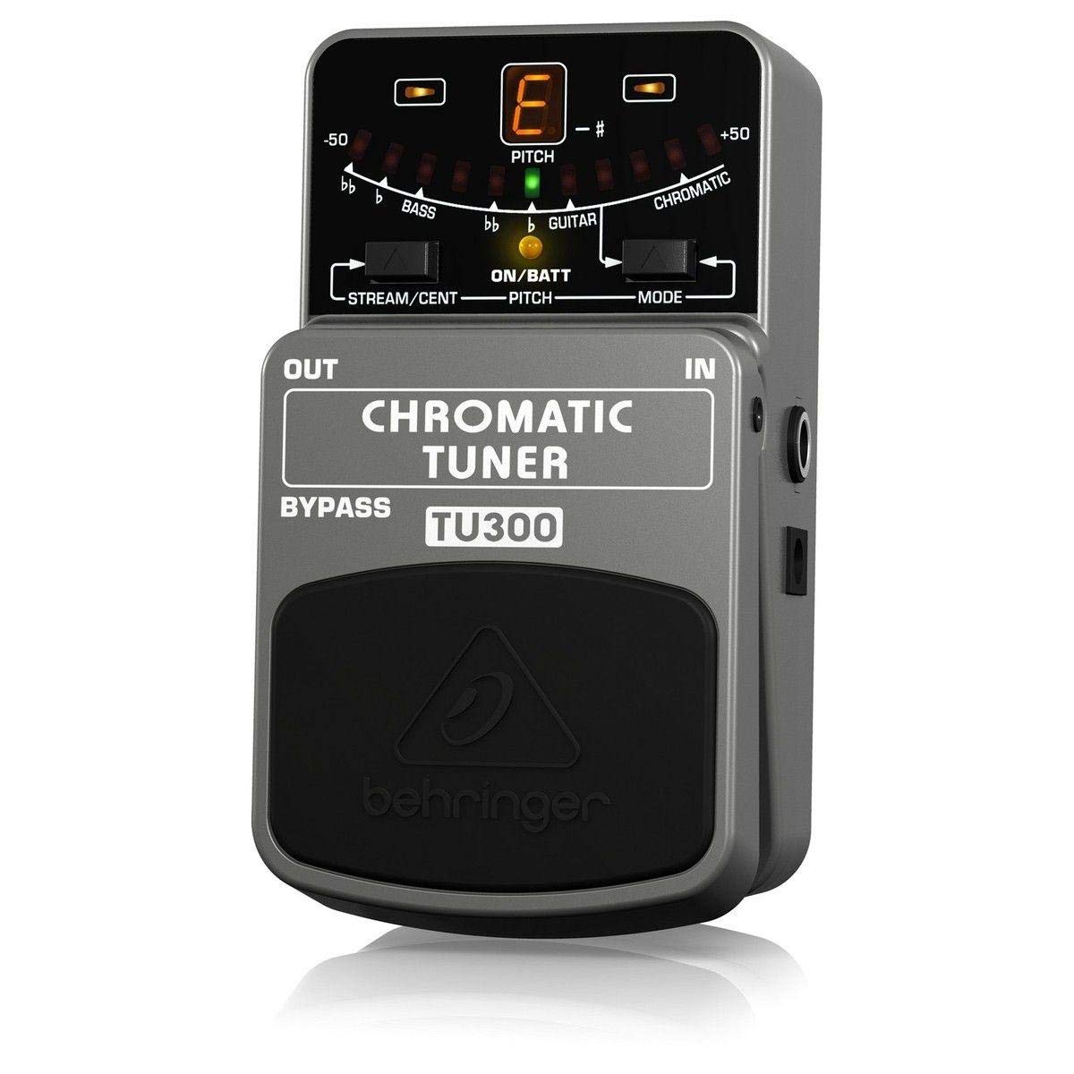 Behringer Chromatic Tuner Tu300 Ultimate Guitarbass Tuner, Grey