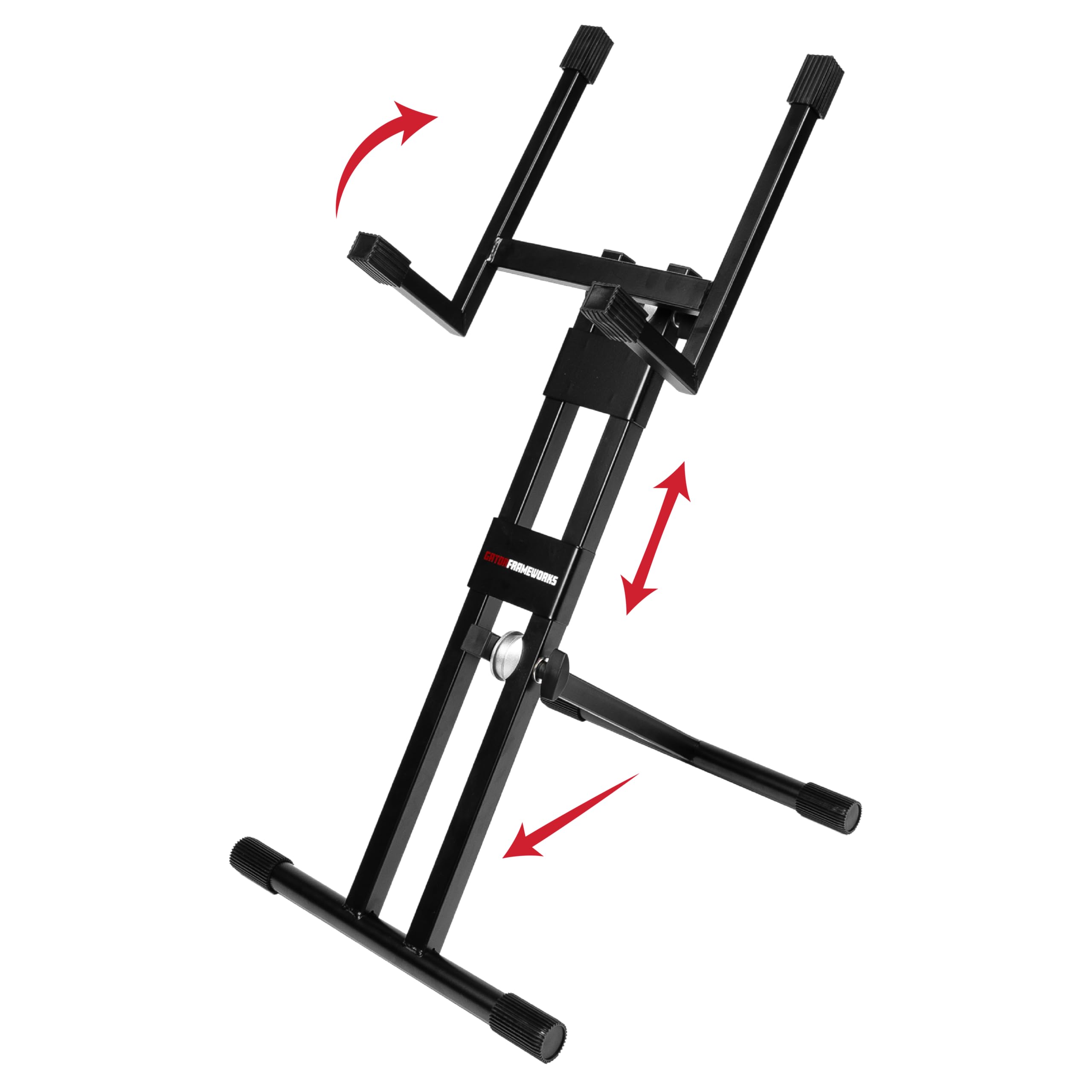 Gator Frameworks High Profile Guitar Amp Stand; Perfect for Digital Modelers and Head Units (GFWGTRAMP200)