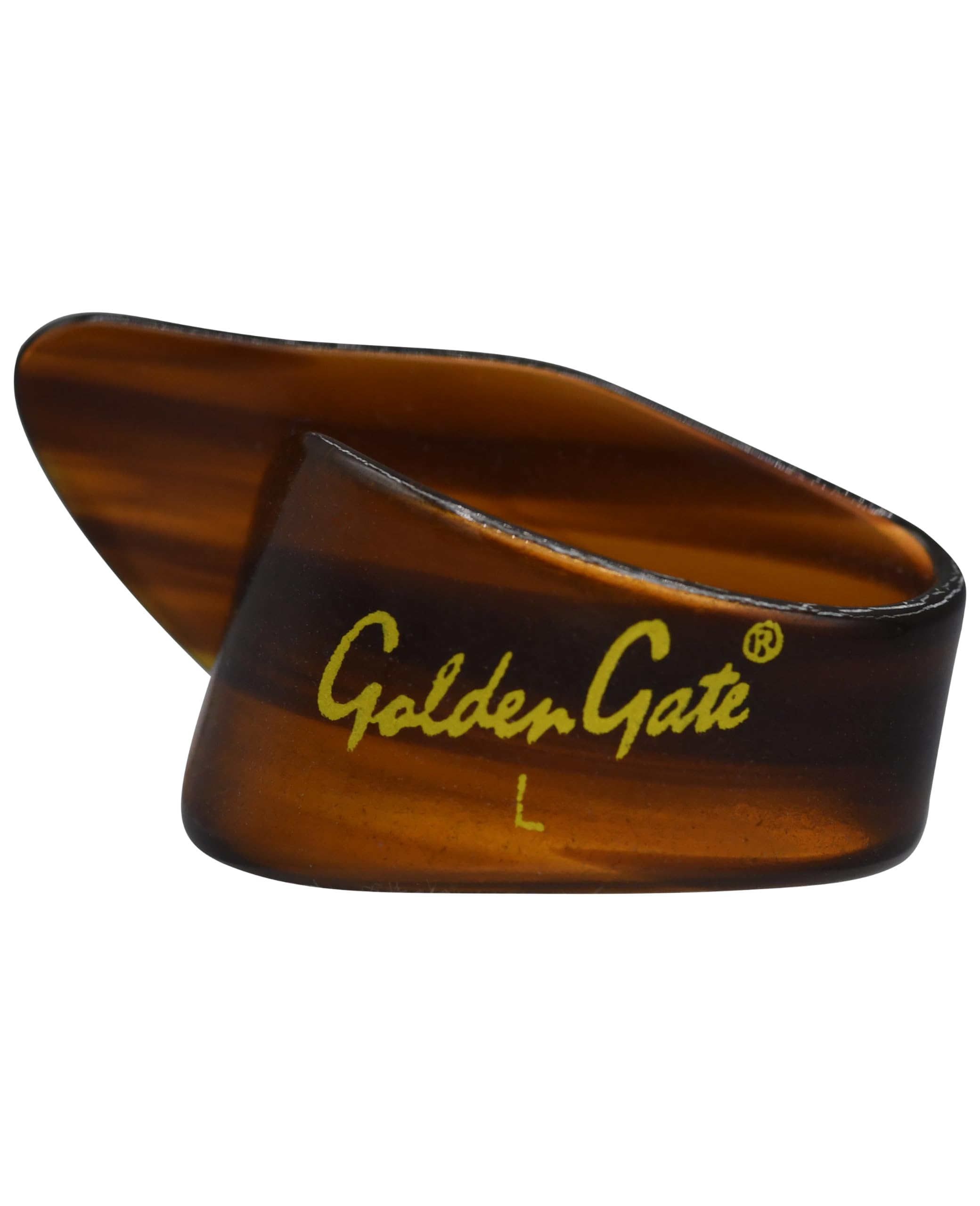 Golden Gate GP1-4T Thumb & Finger Pick Pack - Stainless Steel/Mock Tortoise - Large