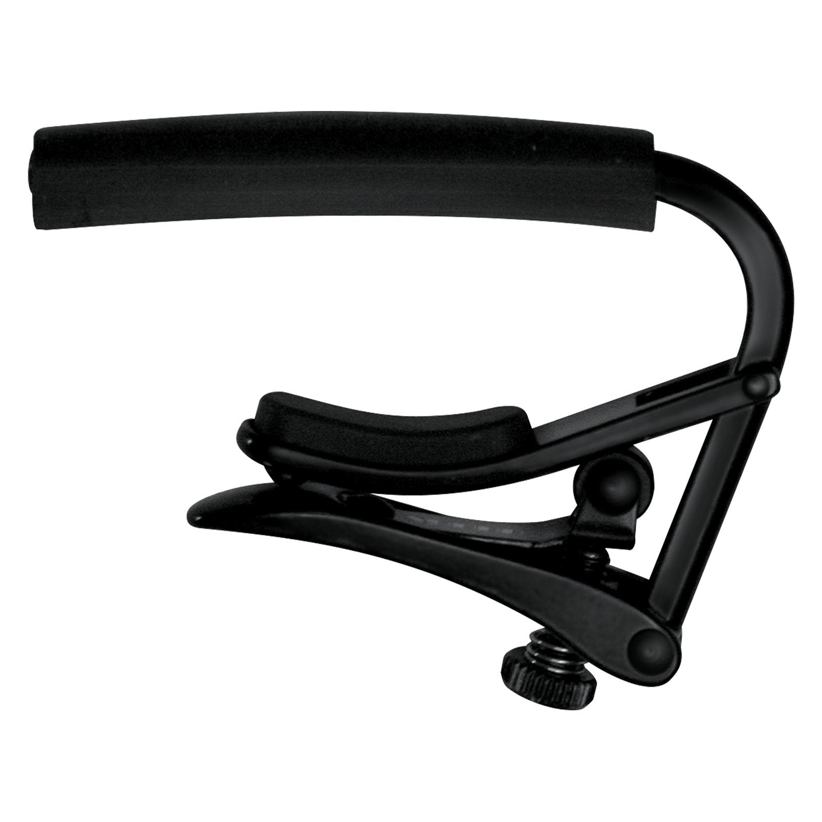 C3K Shubb Capo Noir Series 12 String Guitar Capo - Black Chrome