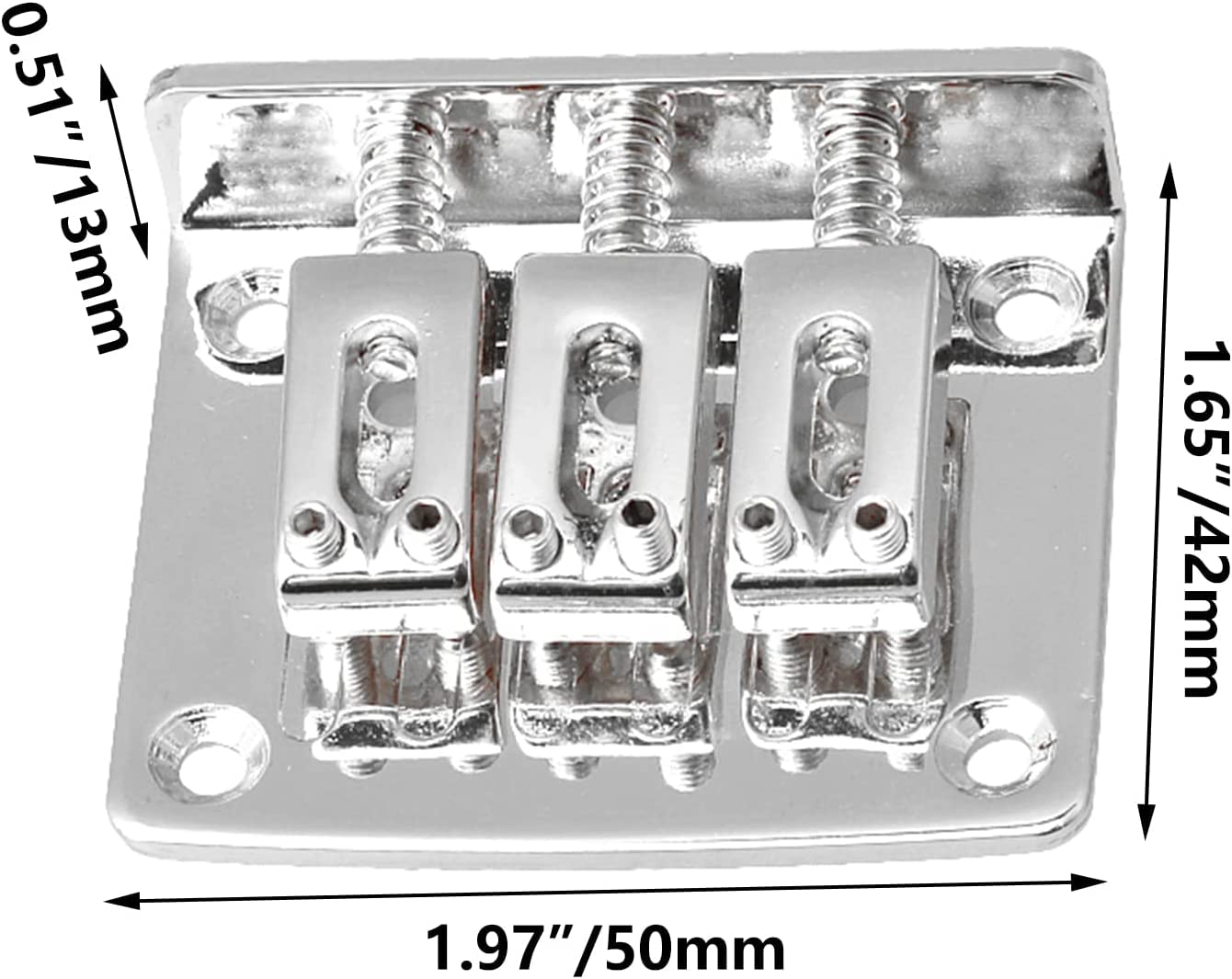 TUOREN Complete 3 String Box Guitar Replacement Part inclued Saddle Bridge Tuning Pegs Keys Control Knobs Strap Locks Screws Was