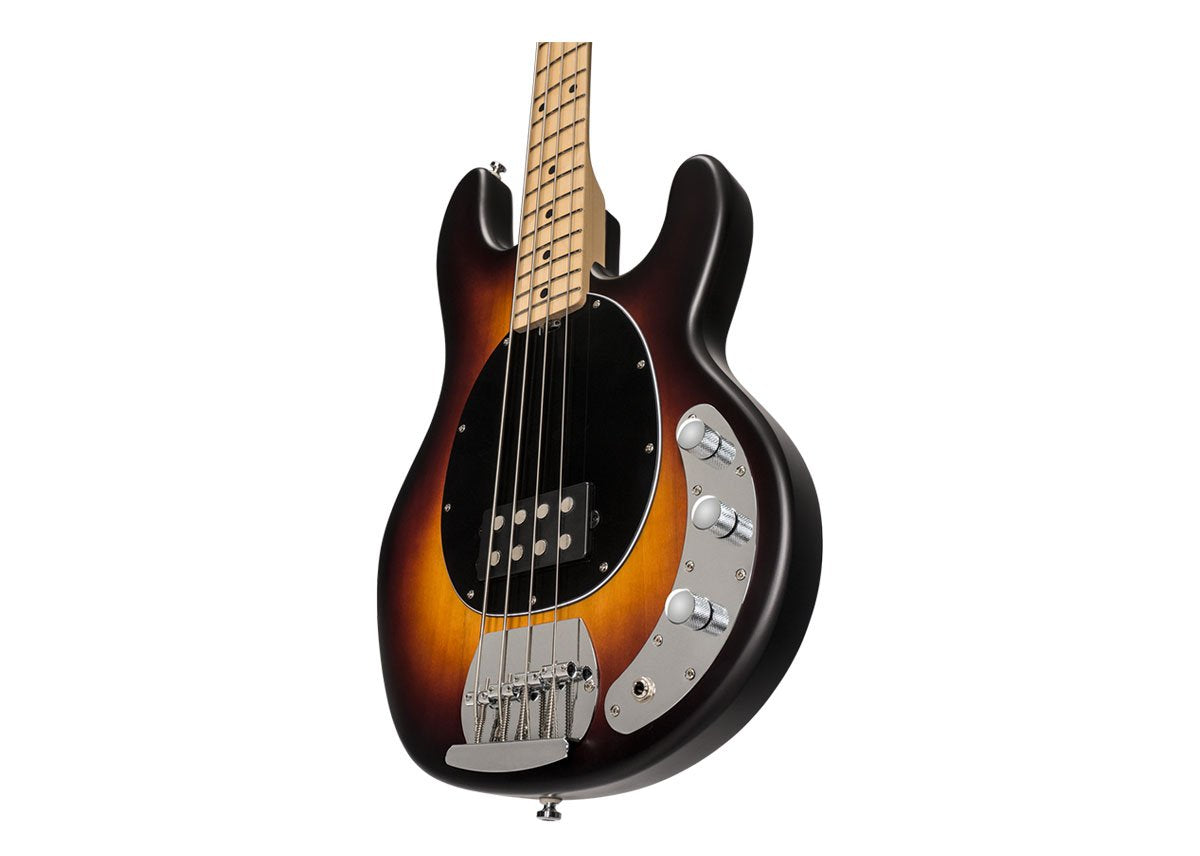 Sterling by Music Man StingRay Ray4 Bass Guitar in Vintage Sunburst Satin