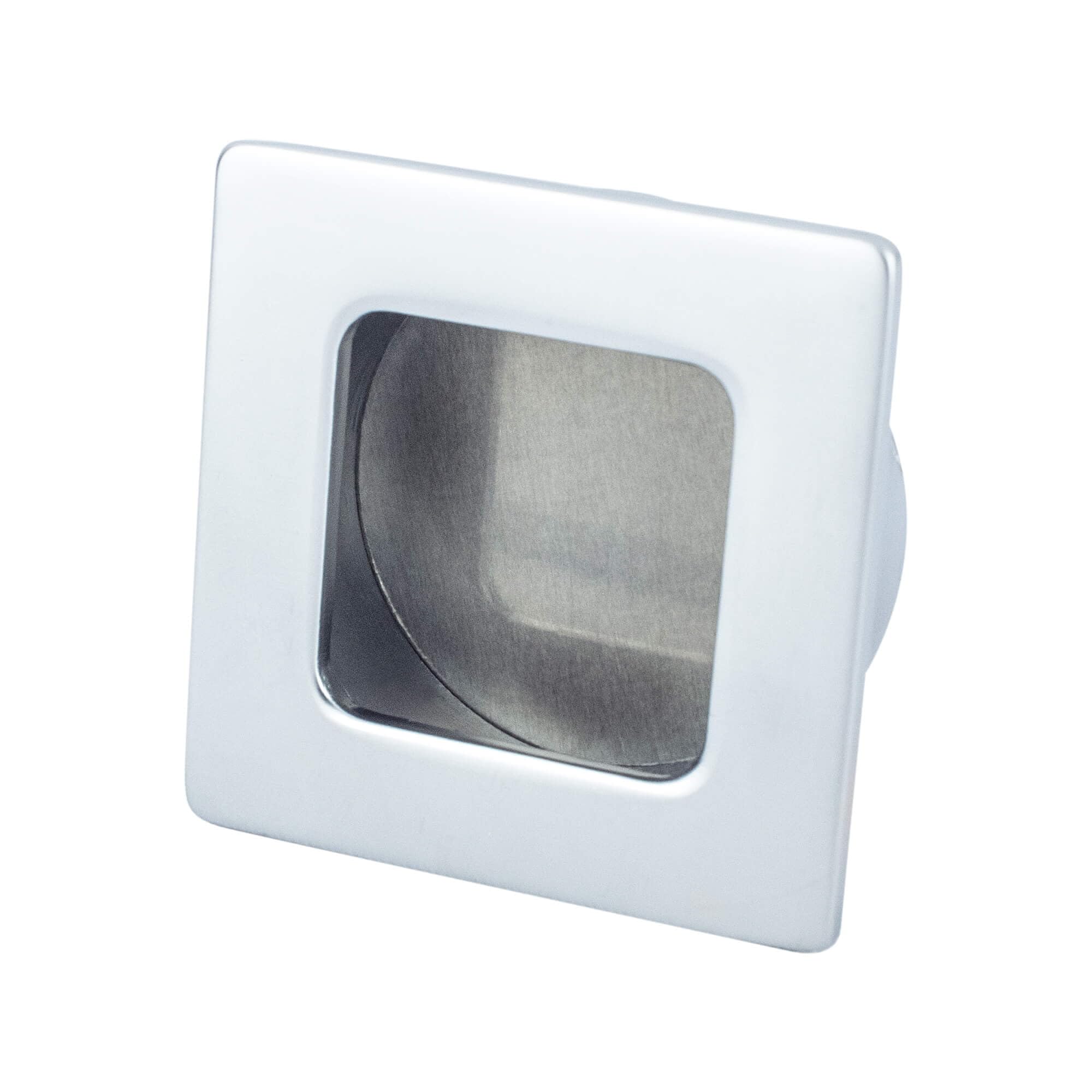 1.5 in. dia. Stylus Recess Knob with Dull Chrome