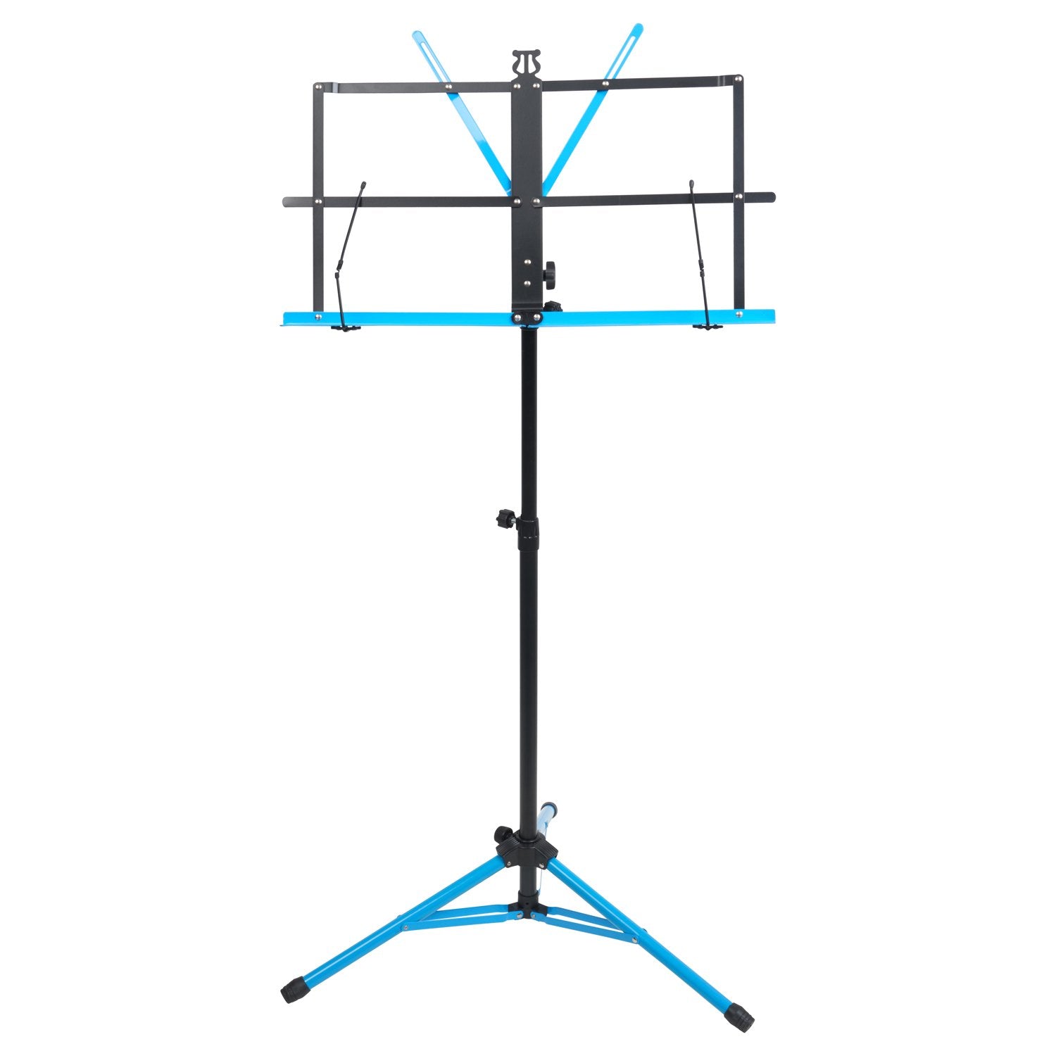 Audio 2000s 60 Height Portable Sheet Music Stand Dual Color Black/Blue AST444B-BBL